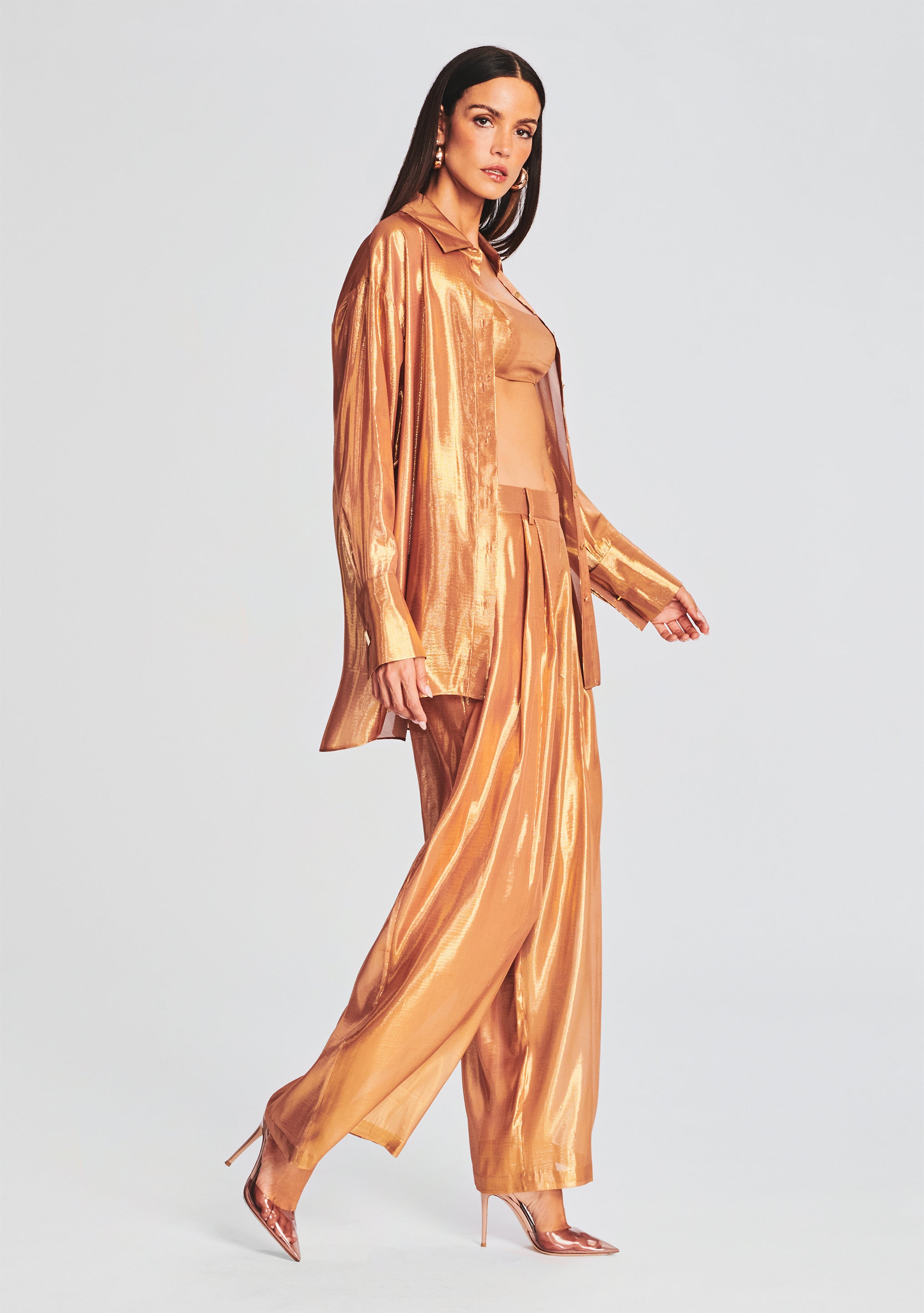 Romy Silk Chiffon Shirt-Stylulu