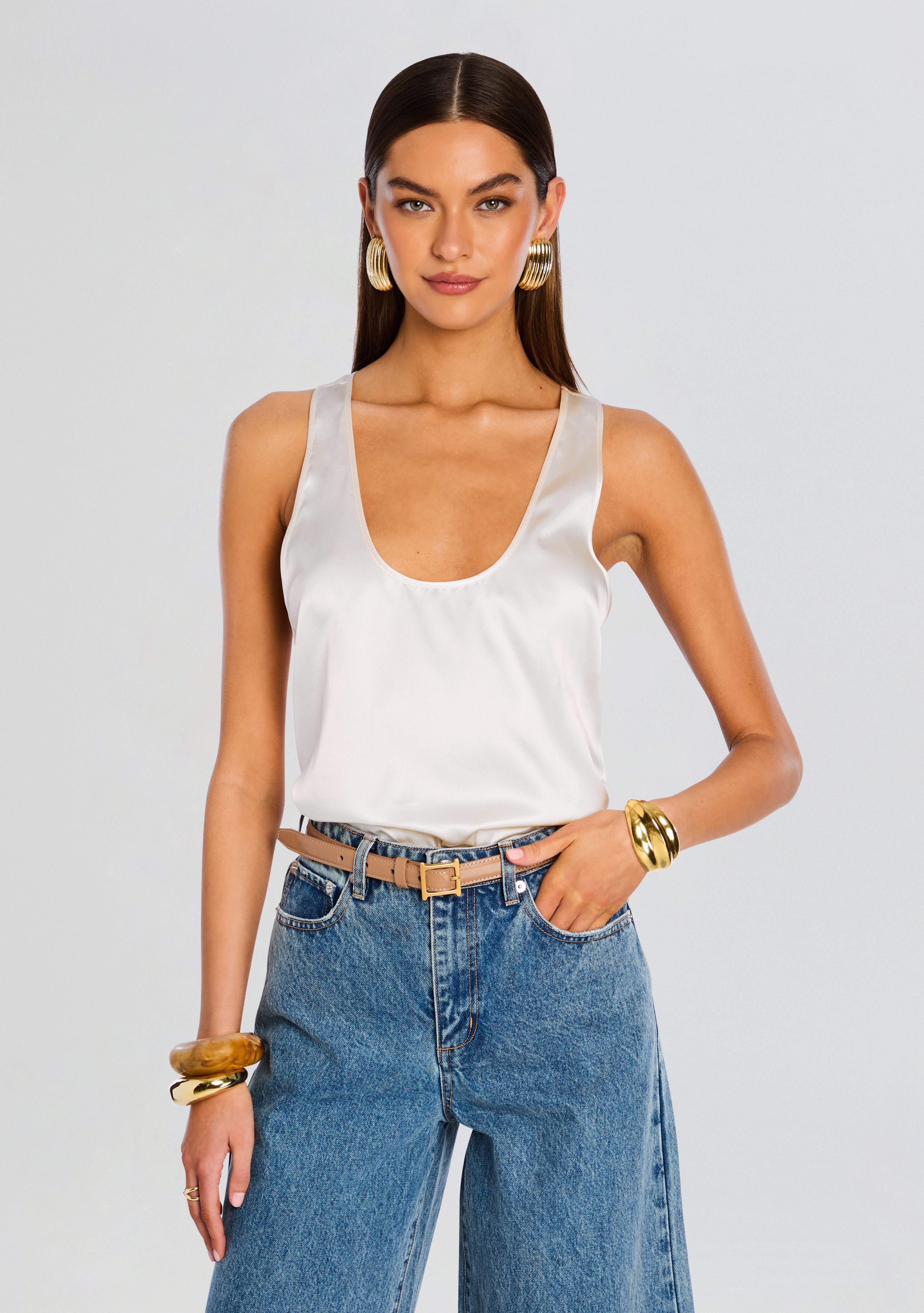 Dori Silk Top-Stylulu