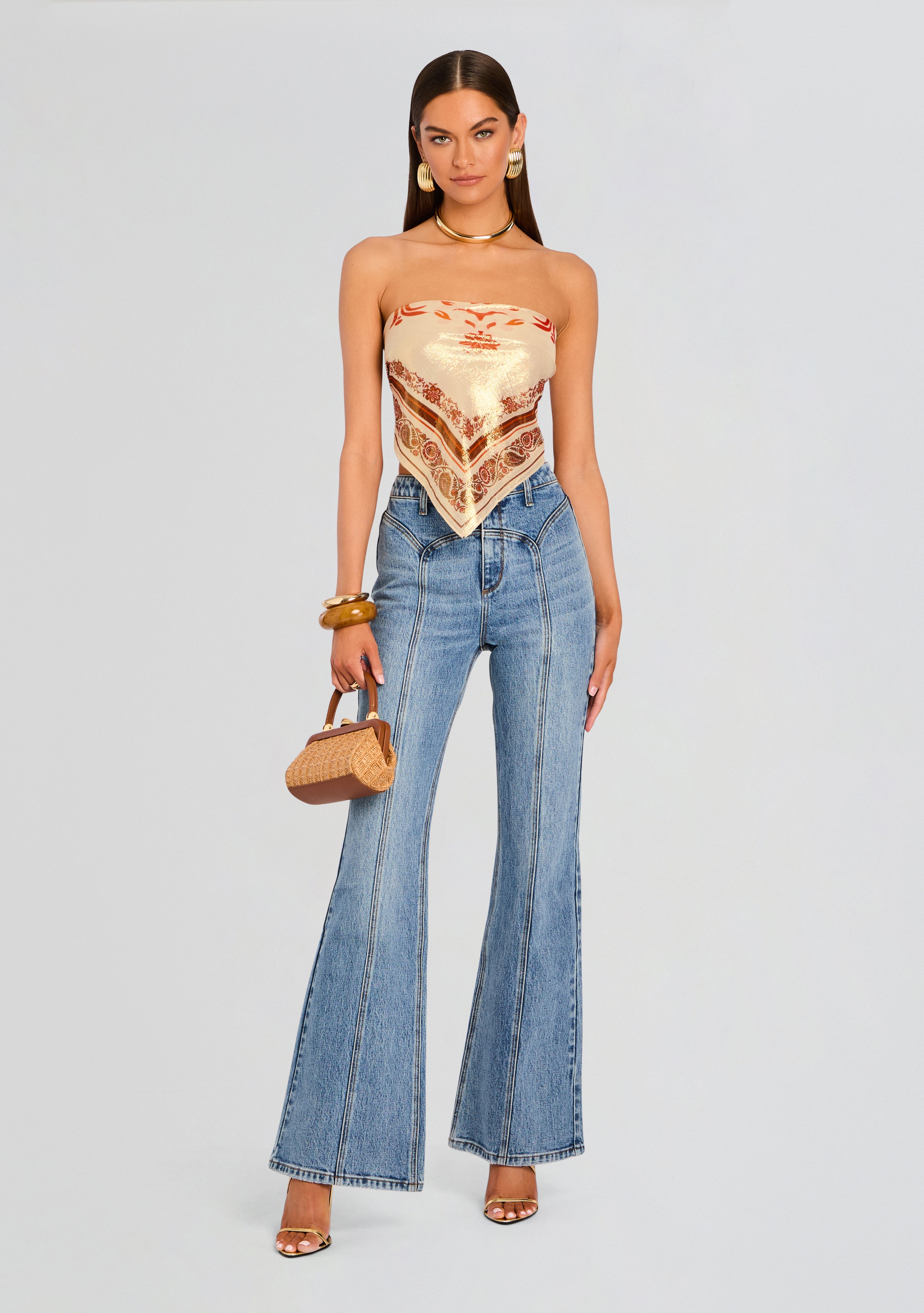 Maelle Denim Pant-Stylulu