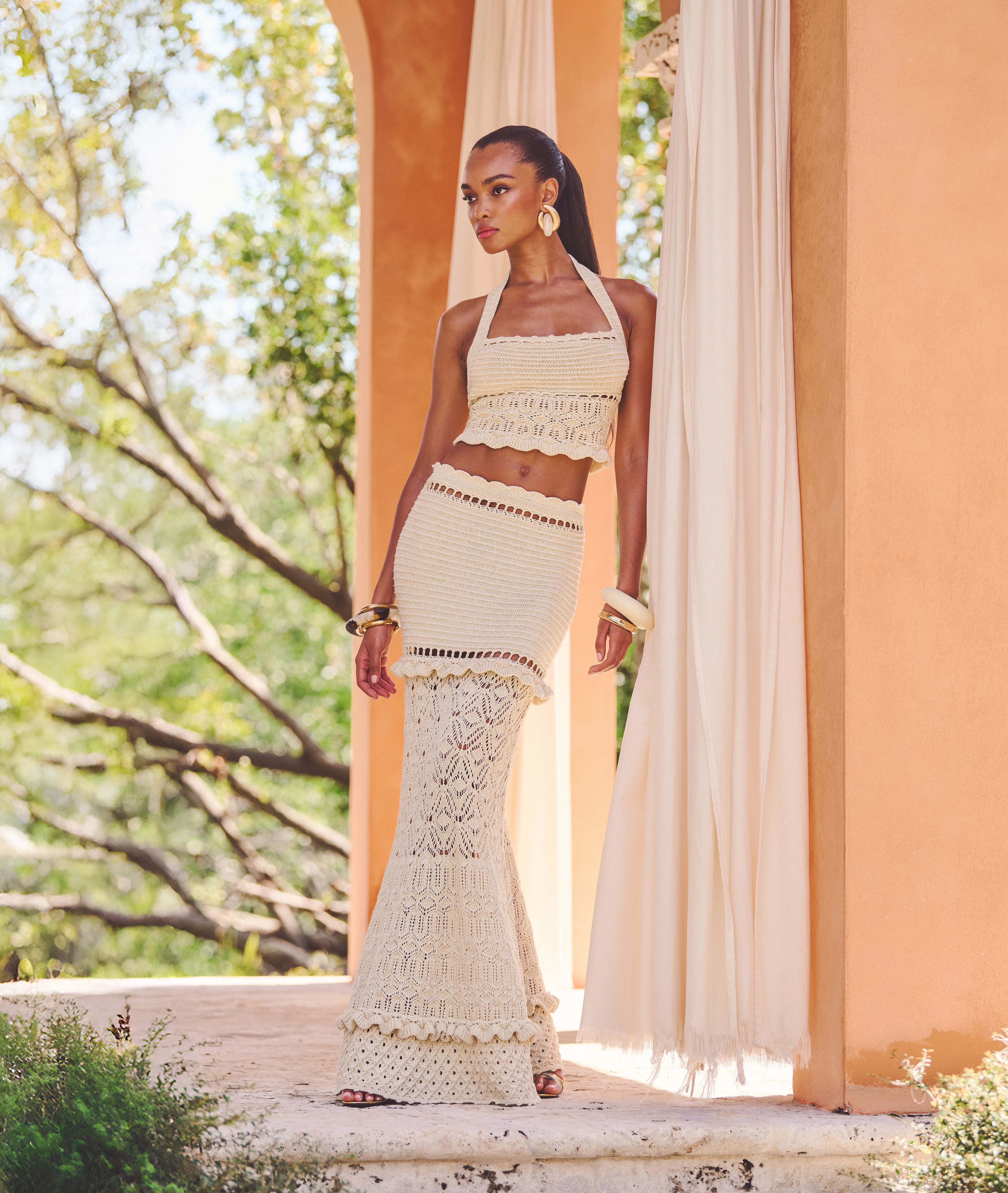 Magdalena Crochet Skirt-Stylulu