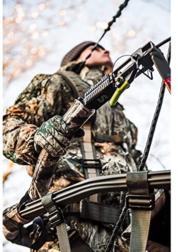 Summit Viper SD Climbing Treestand  Lightweight Aluminum, Foam Padded Seat, 300 lbs Capacity, Includes Safety Harness
