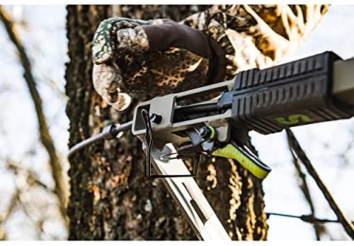 Summit Viper SD Climbing Treestand  Lightweight Aluminum, Foam Padded Seat, 300 lbs Capacity, Includes Safety Harness