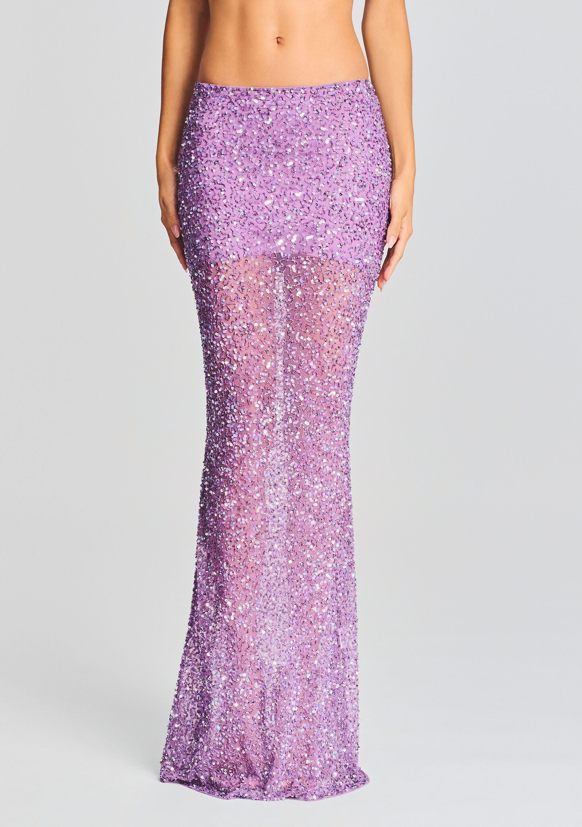 Zahra Sequin Skirt-Stylulu
