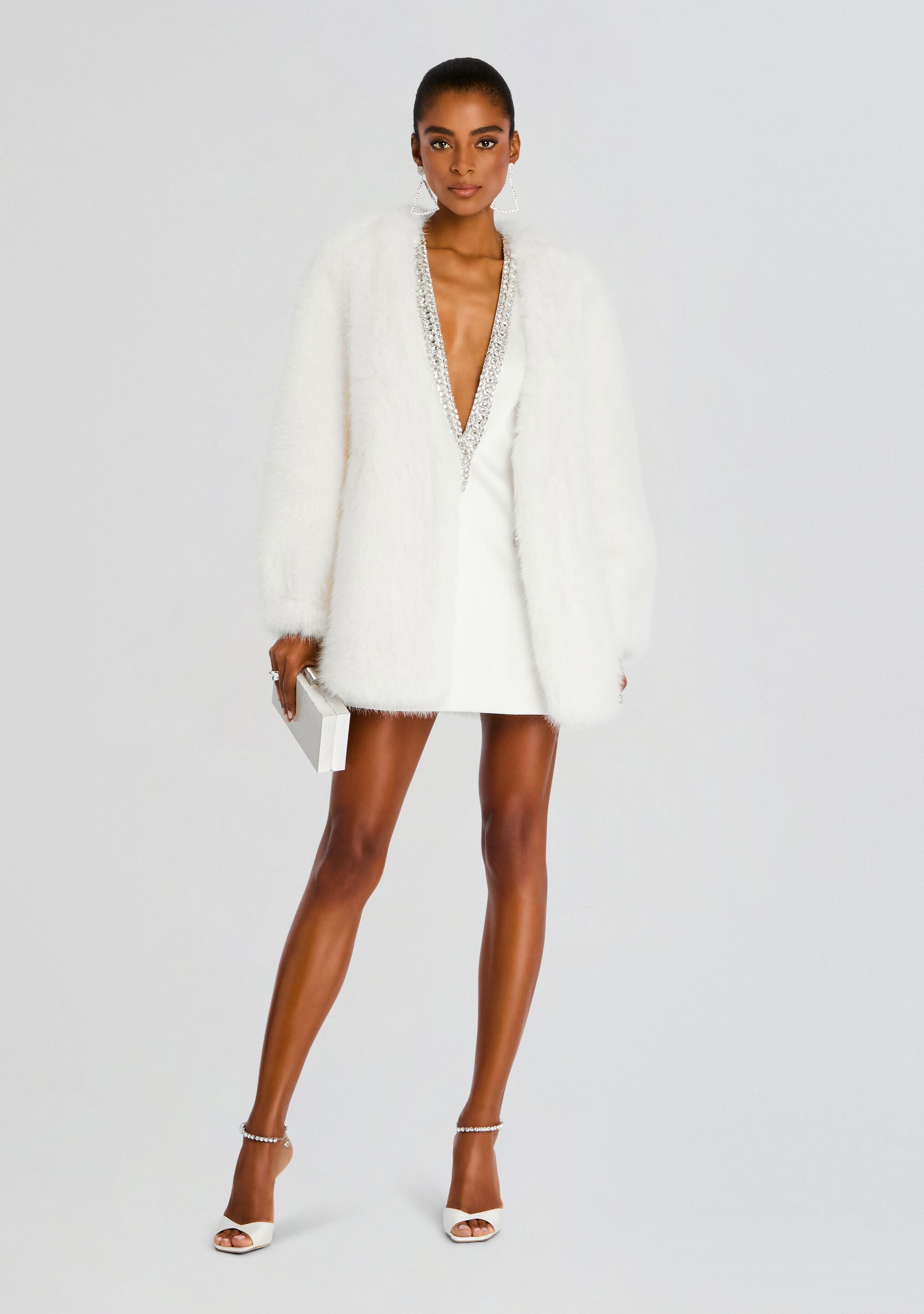 Heiress Faux Fur Jacket-Stylulu