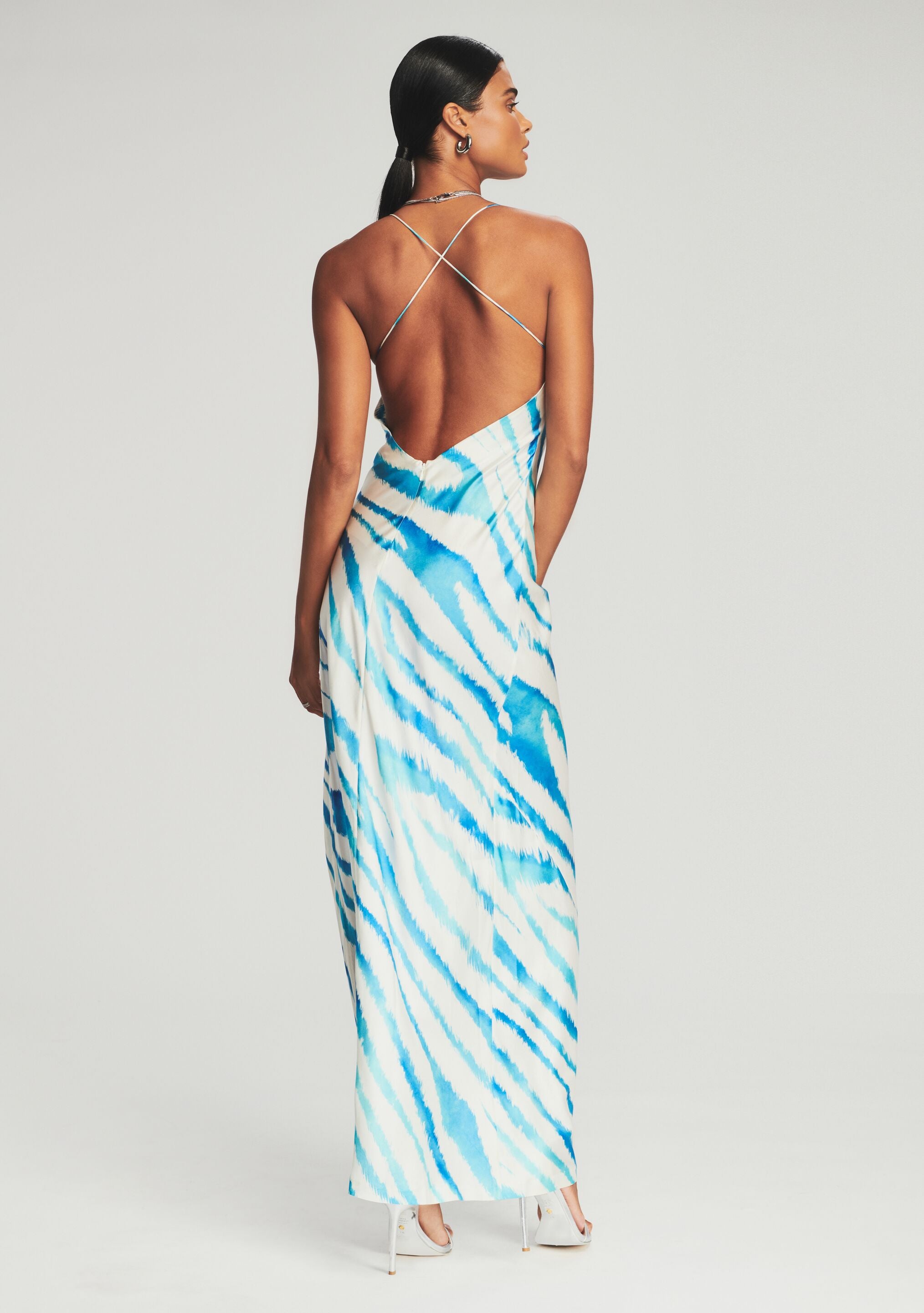 Amika Silk Dress-Stylulu