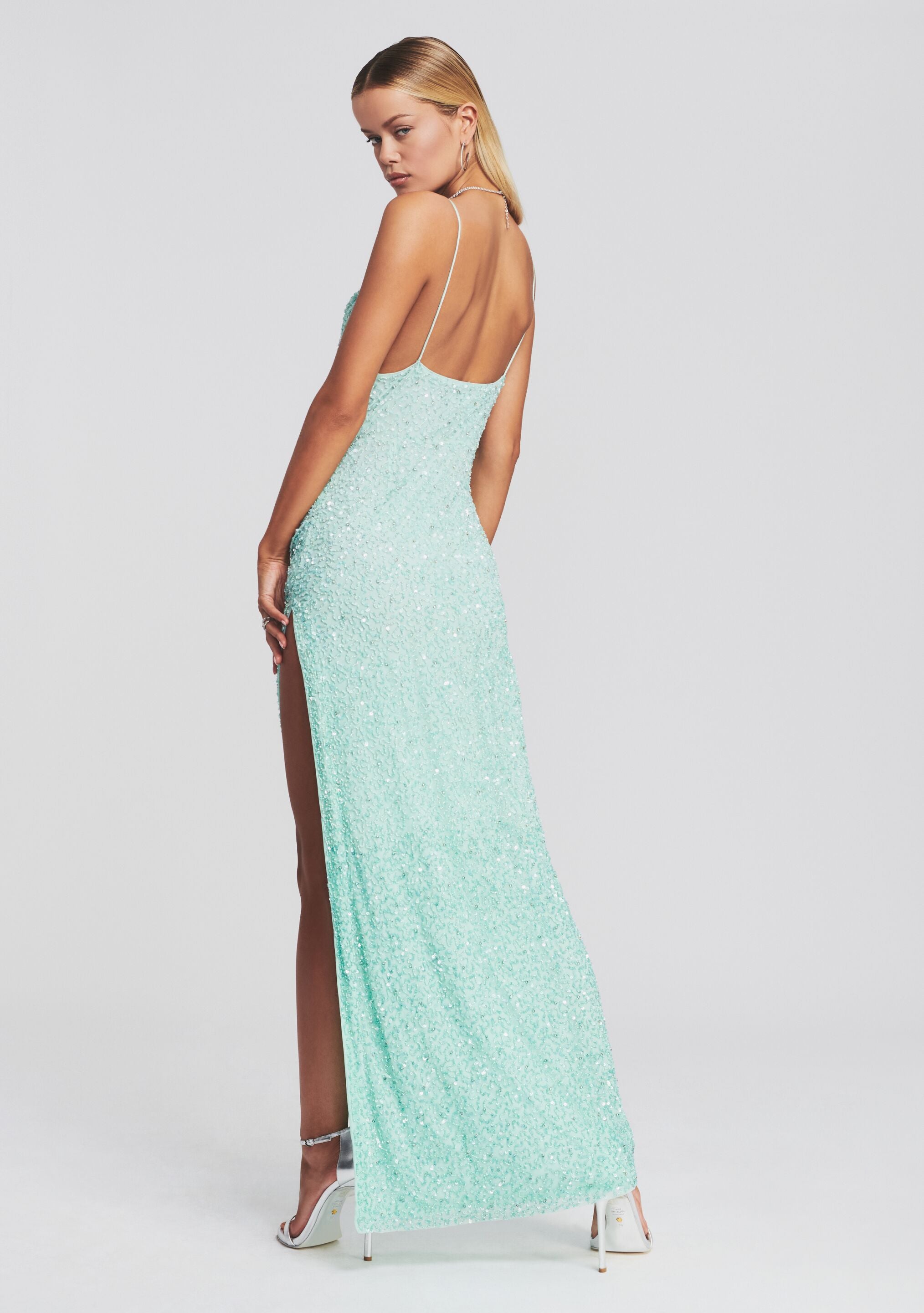 Loretta Sequin Dress-Stylulu