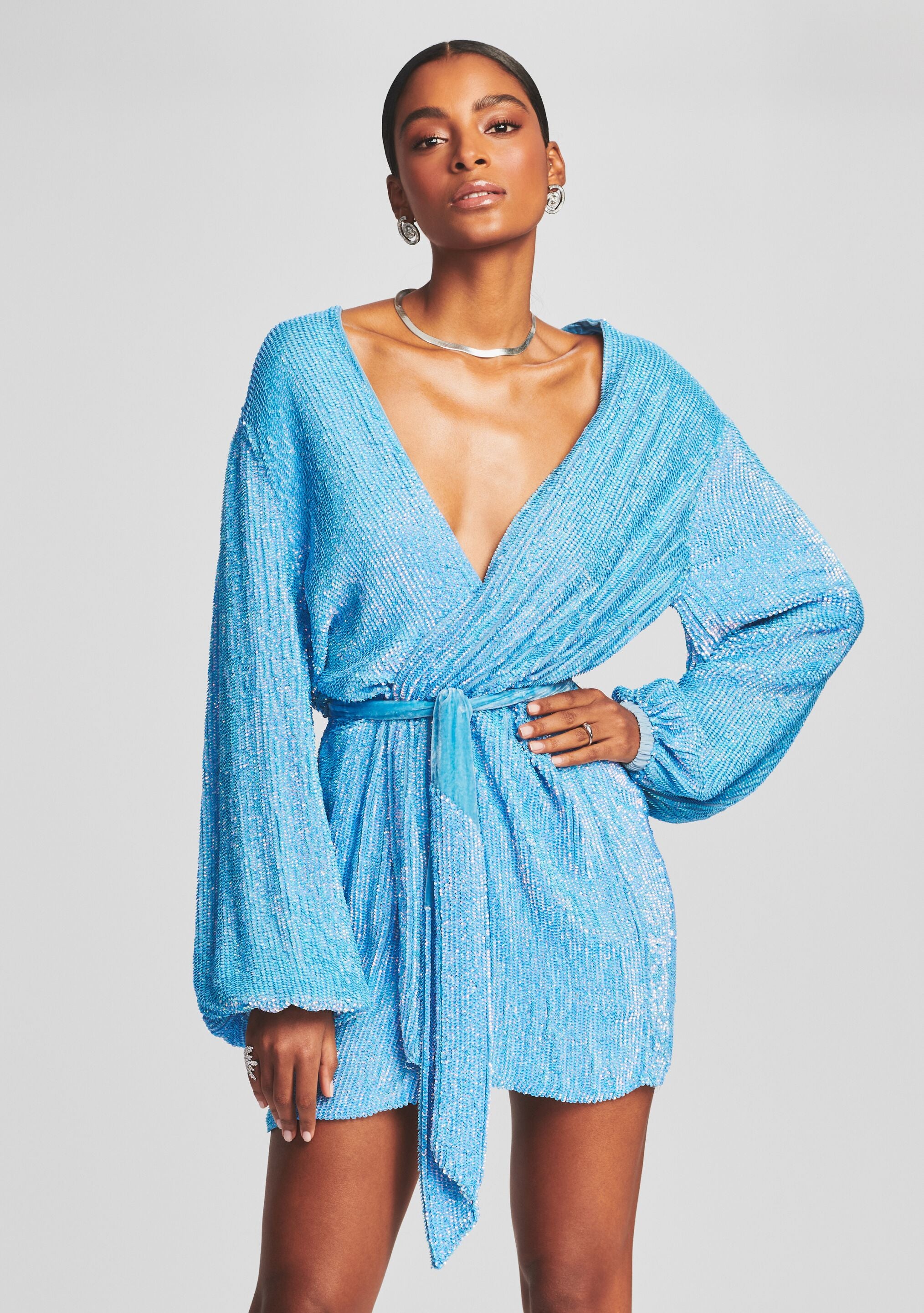 Gabrielle Sequin Robe-Stylulu