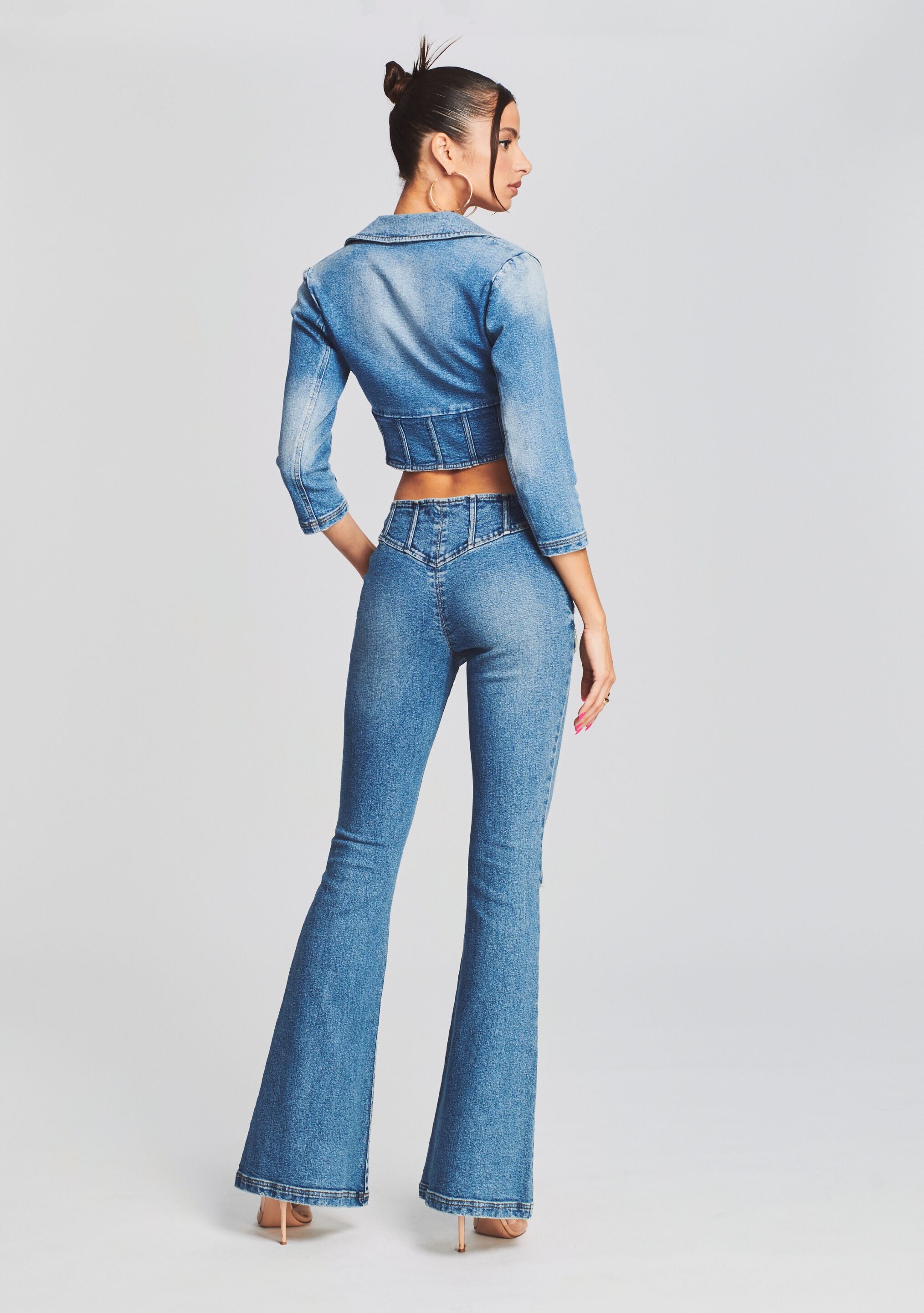 Maxine Denim Top-Stylulu