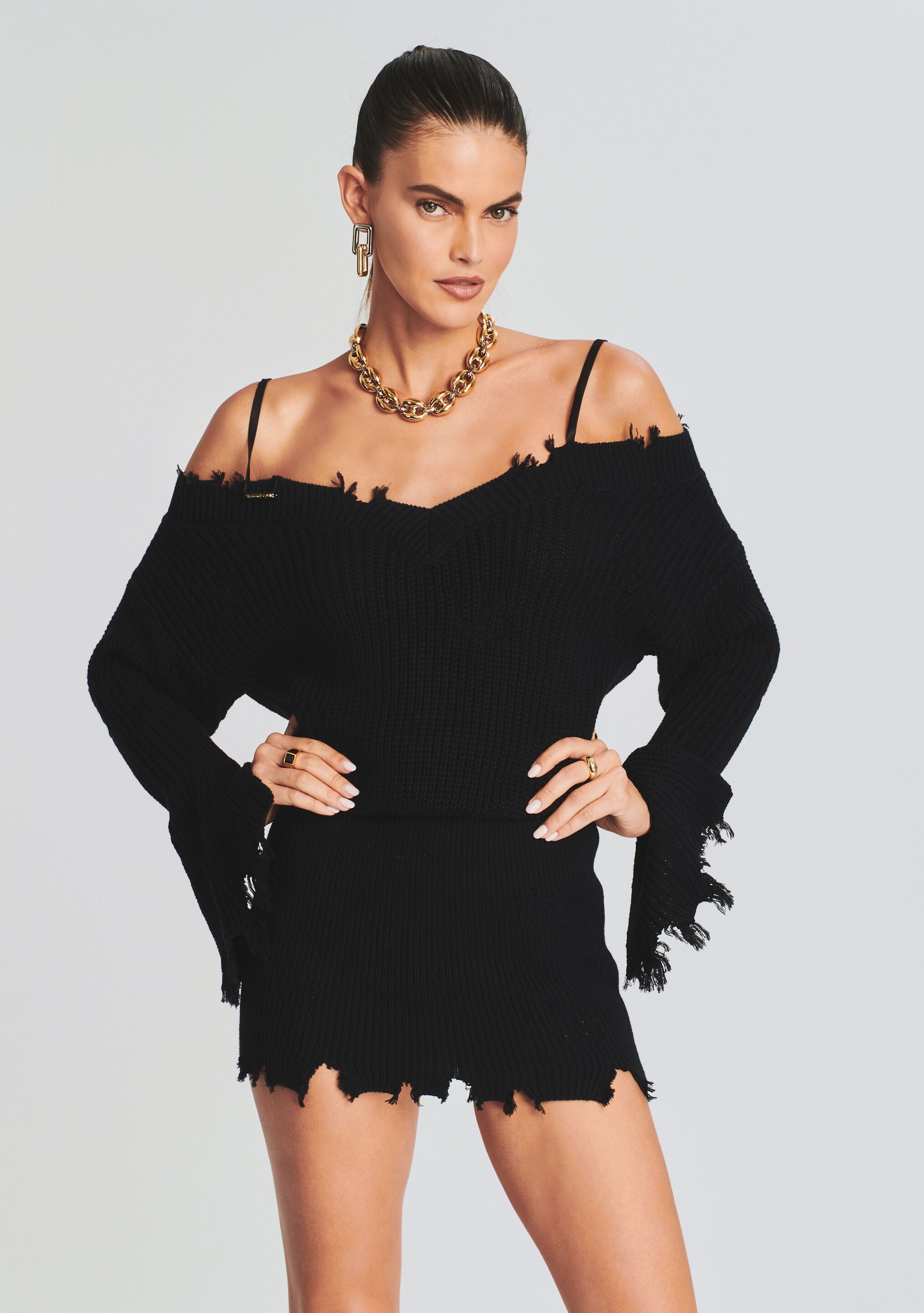 Maude Sweater Dress-Stylulu