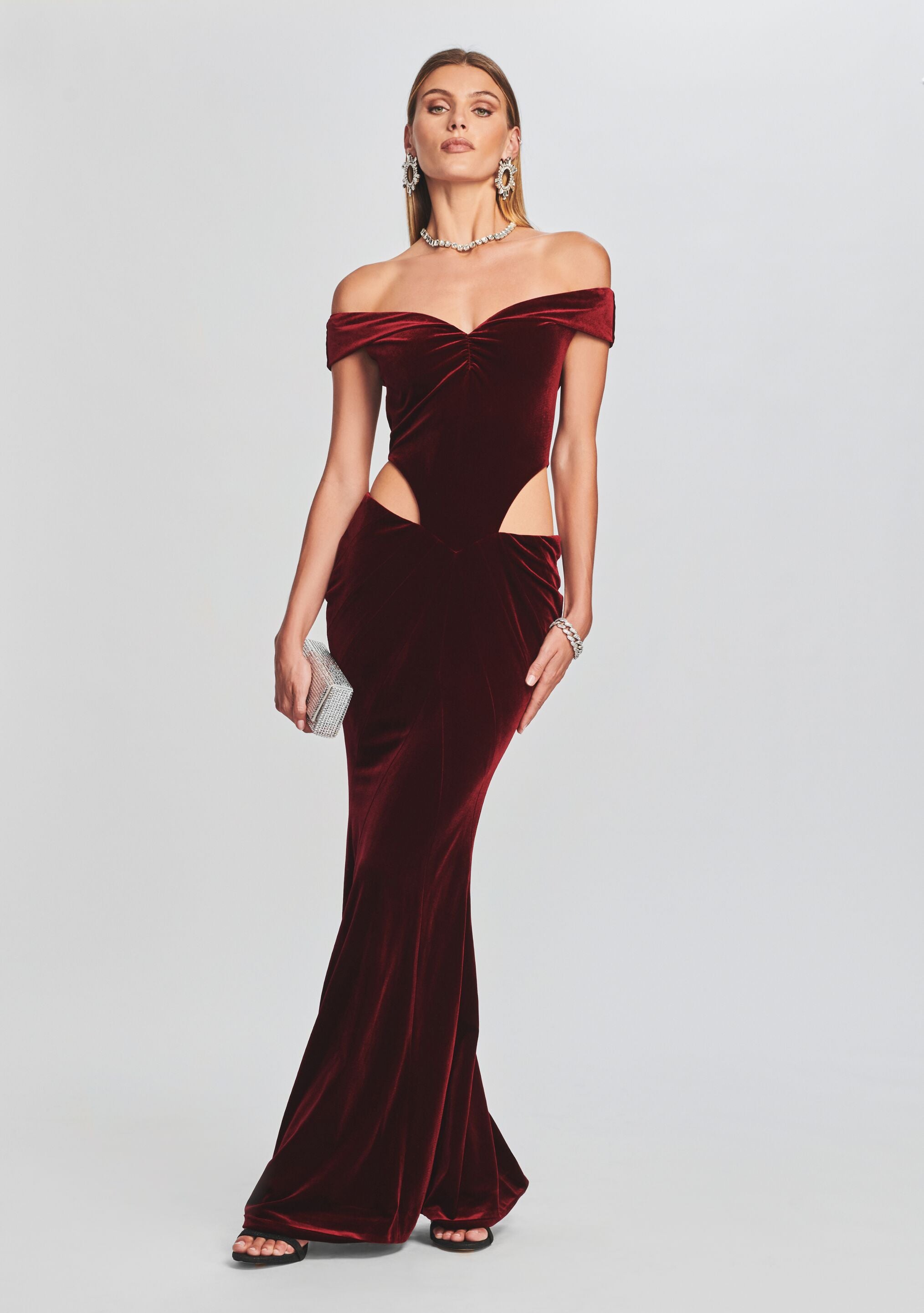 Giada Velvet Dress-Stylulu
