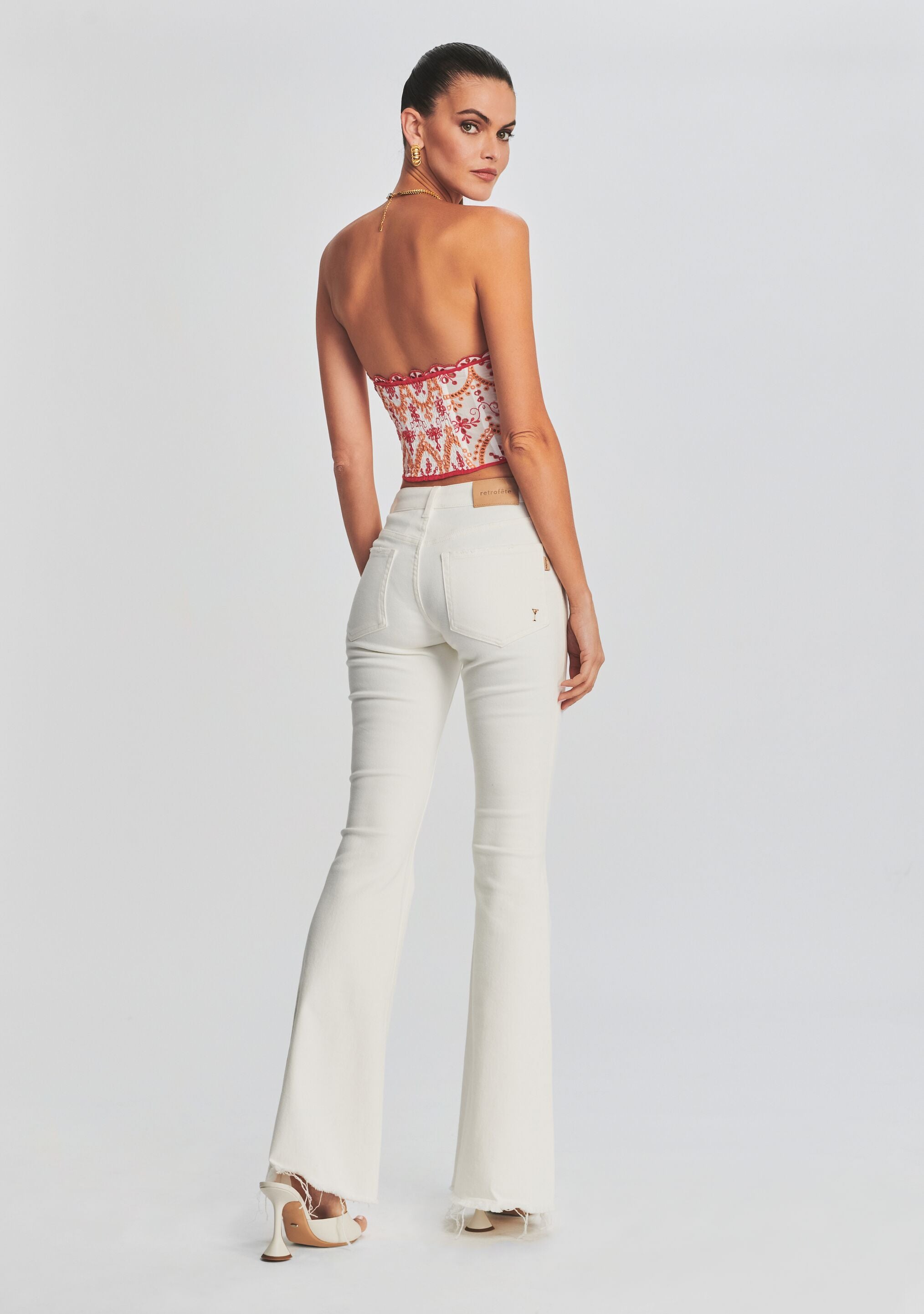 Moore Mid Rise Flare Jean-Stylulu