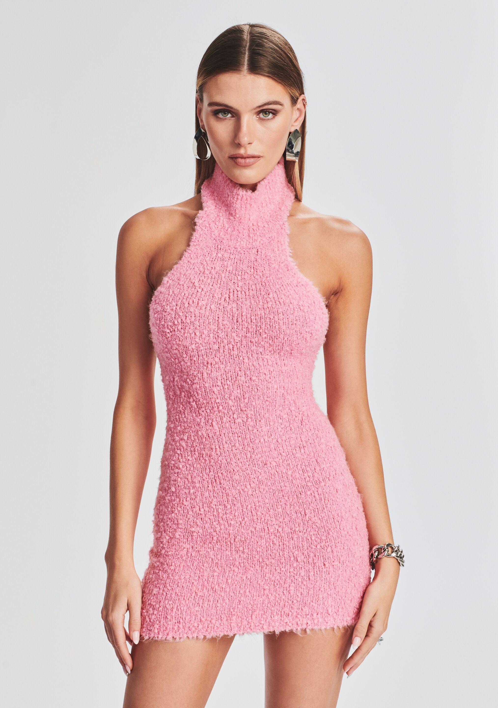 Mandy Boucle Dress-Stylulu