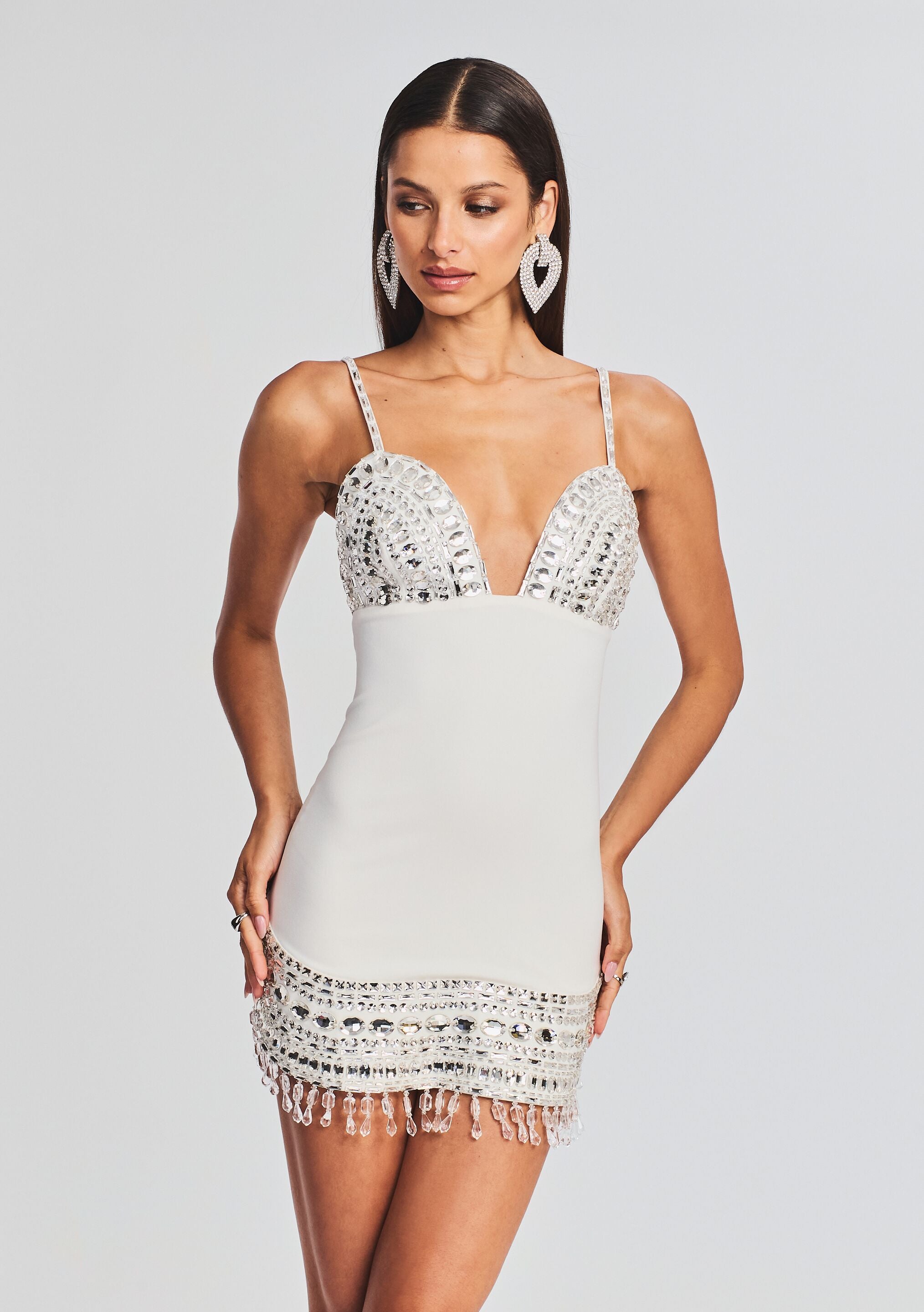 Isadora Embellished Dress-Stylulu