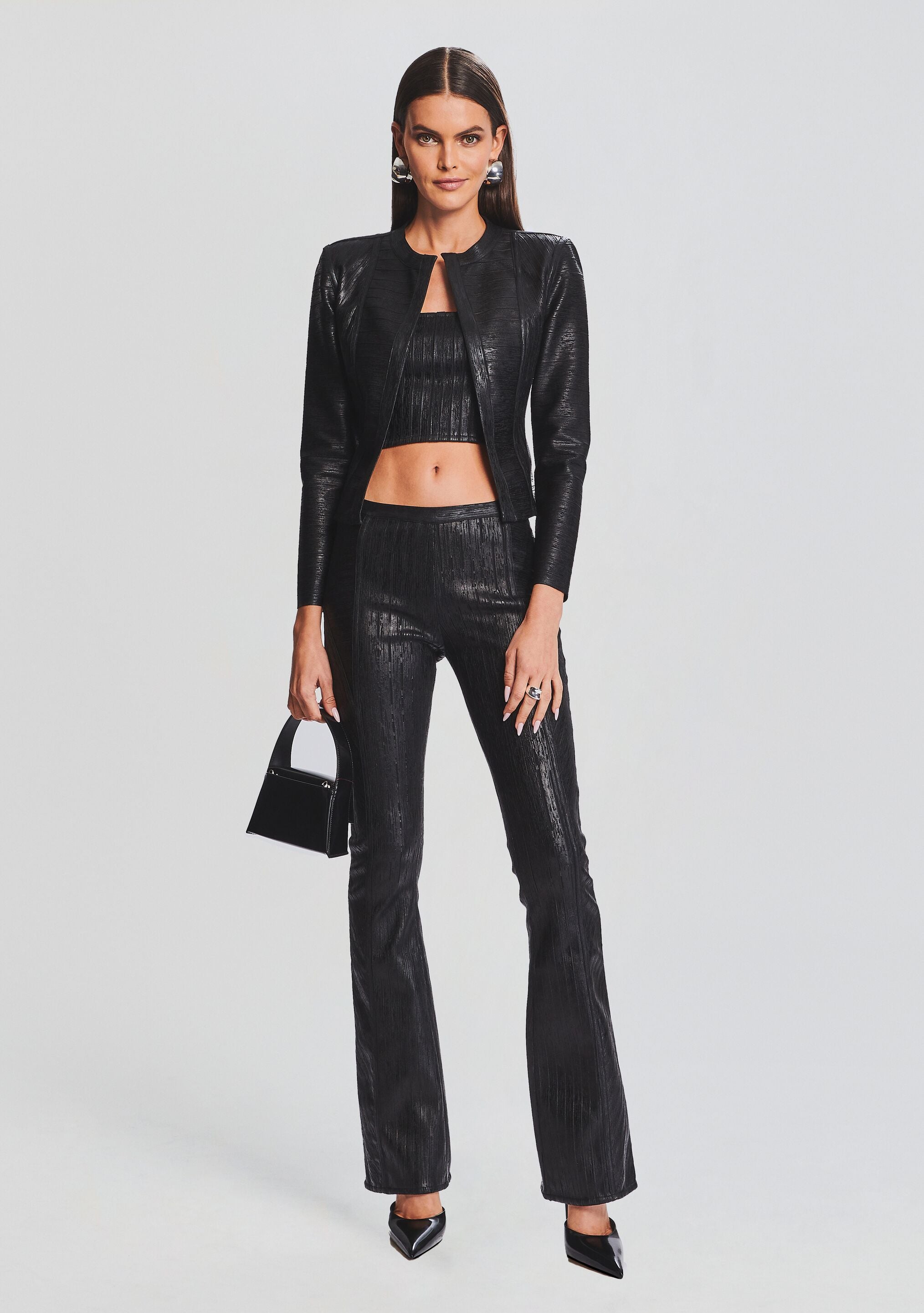 Lana Coated Knit Pant-Stylulu