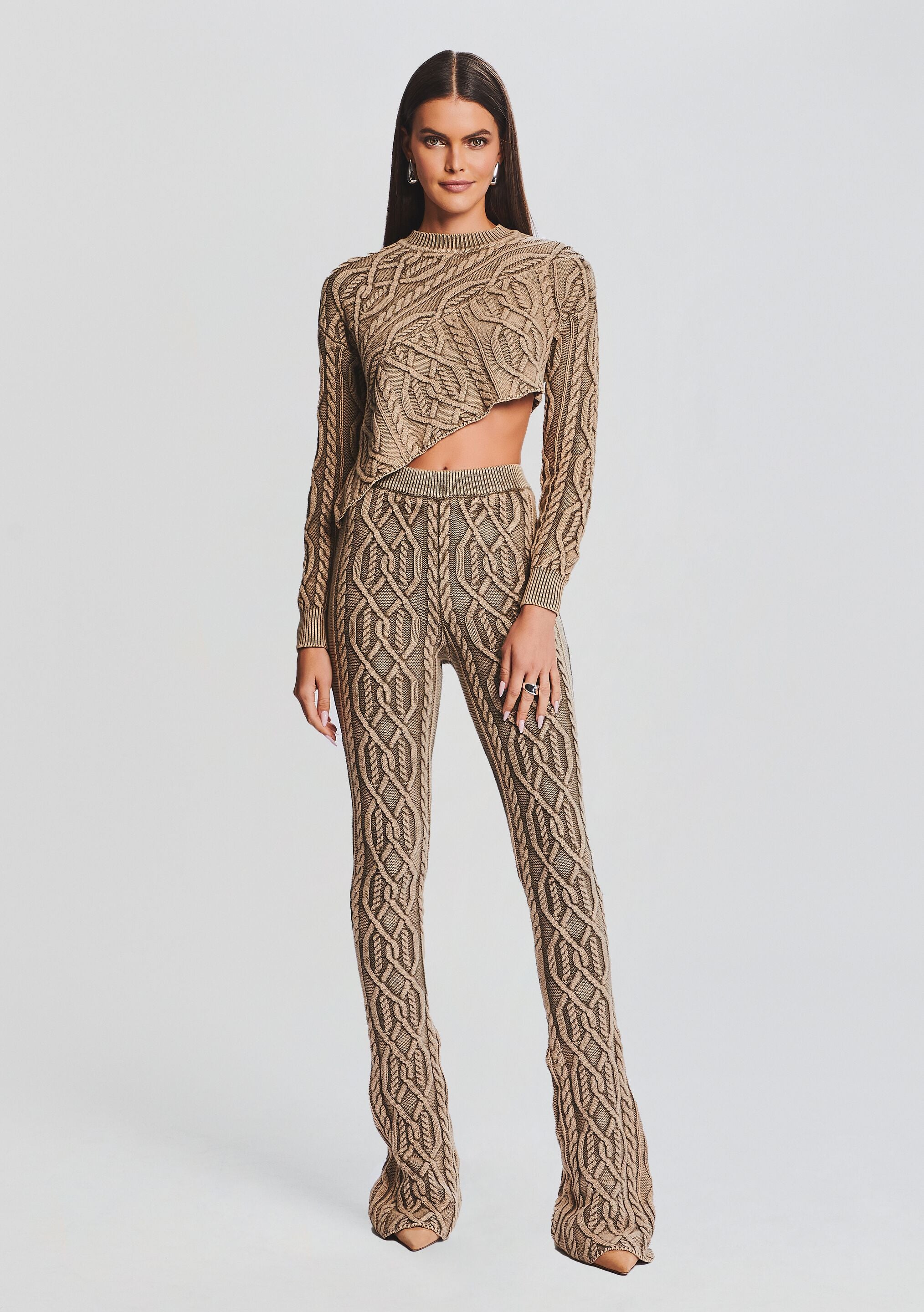 Orchis Cable Knit Sweater-Stylulu