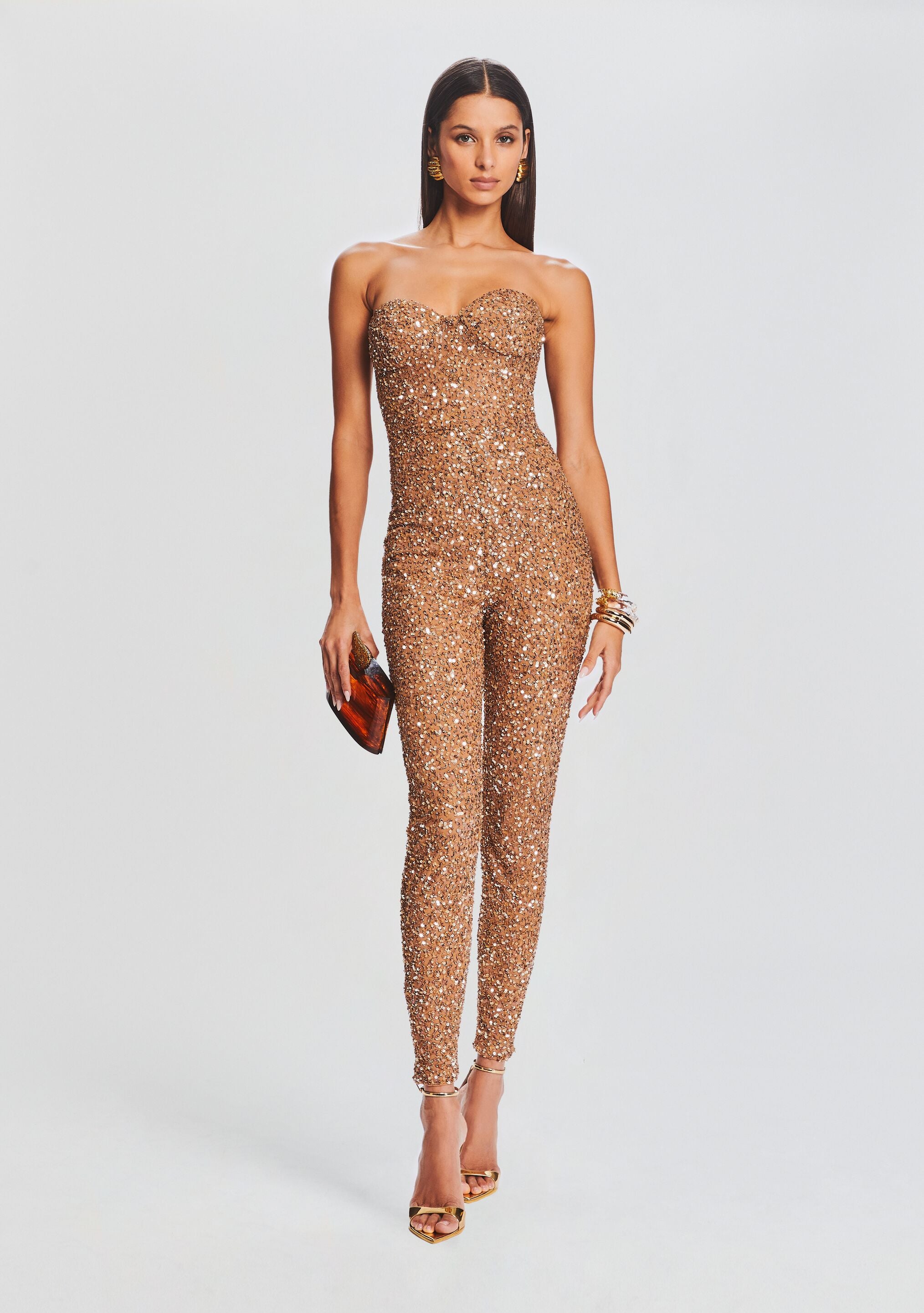 Elodie Sequin Jumpsuit-Stylulu