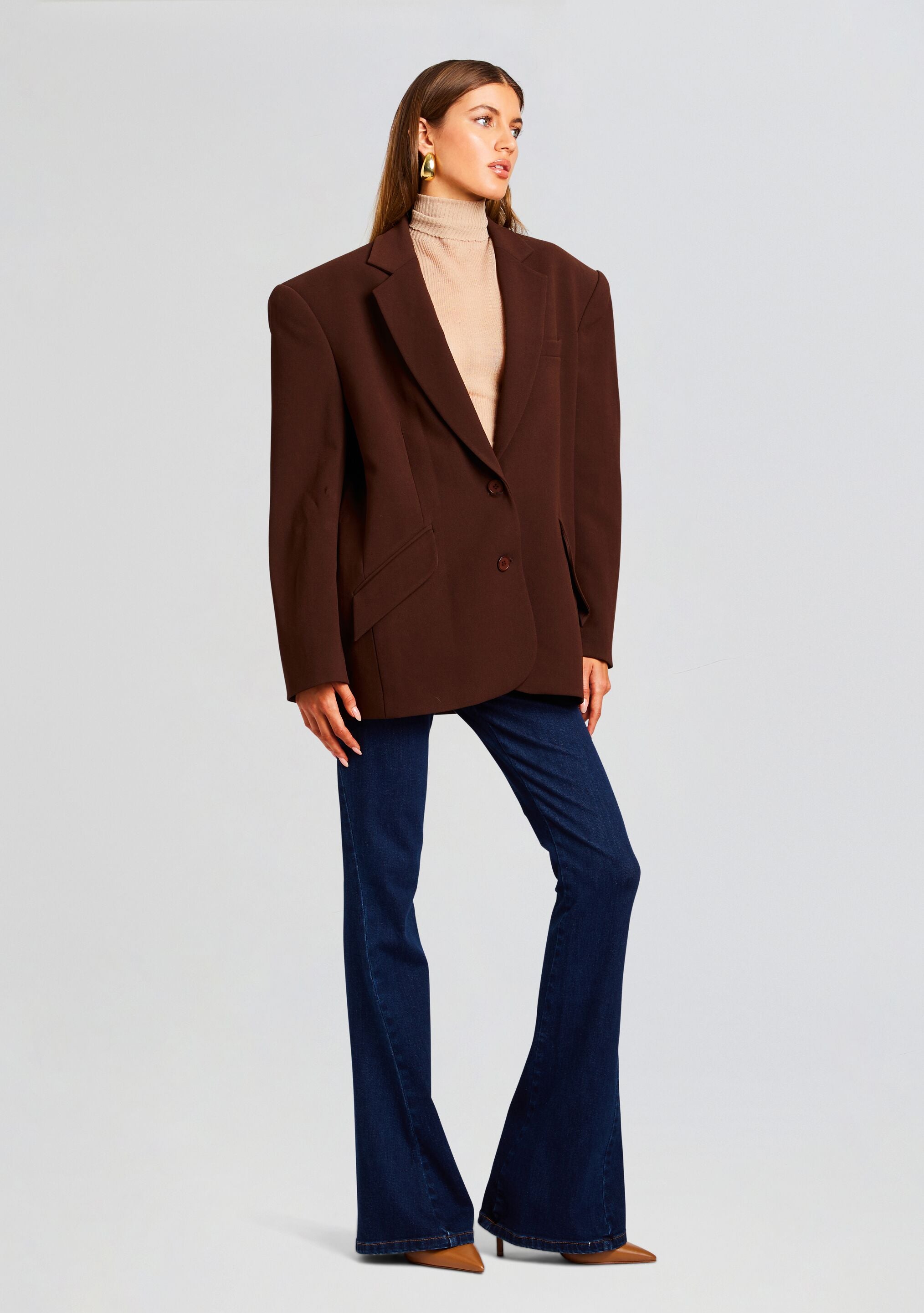 The Adel Oversized Dad Blazer-Stylulu