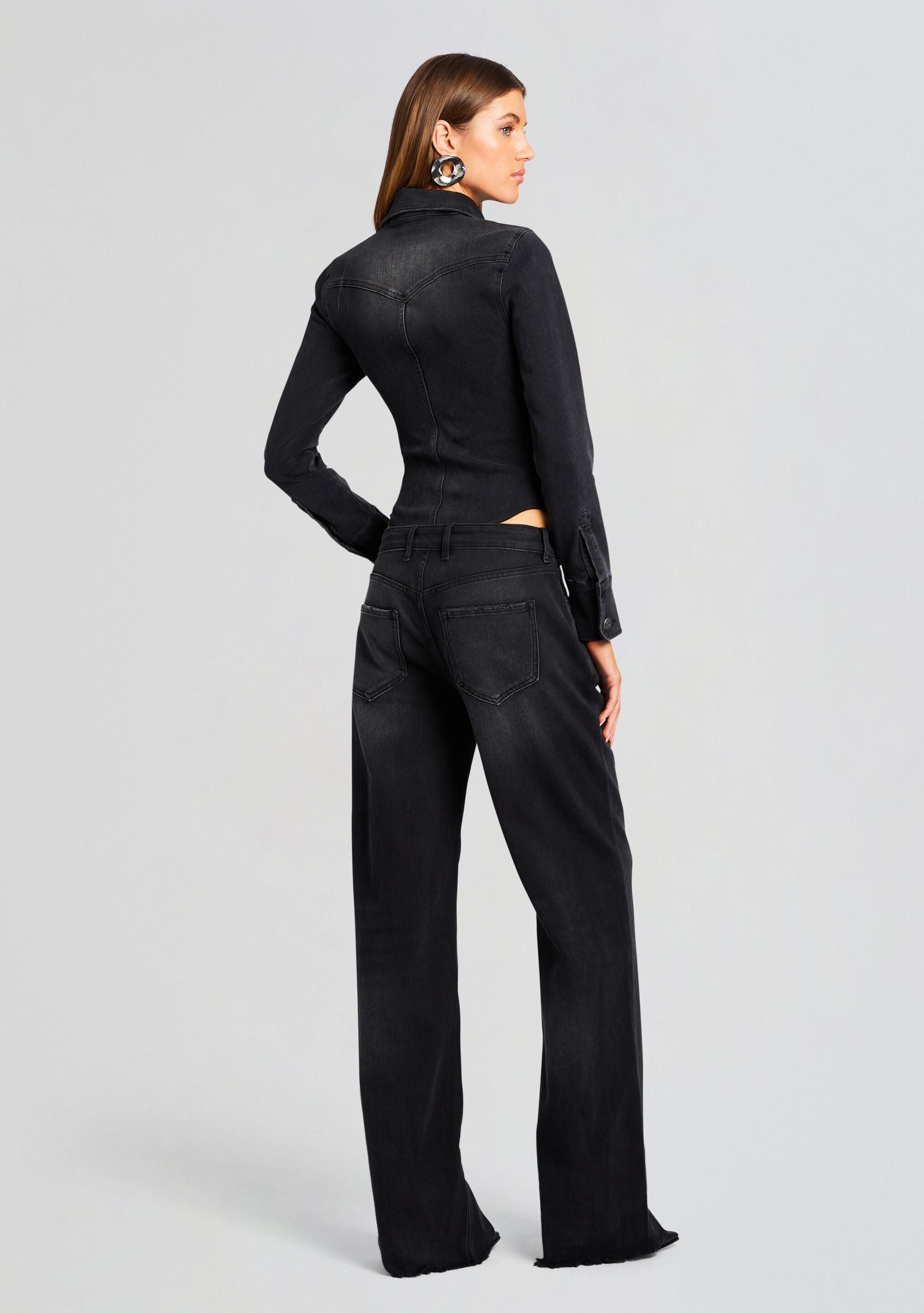 Helena Denim Bodysuit-Stylulu