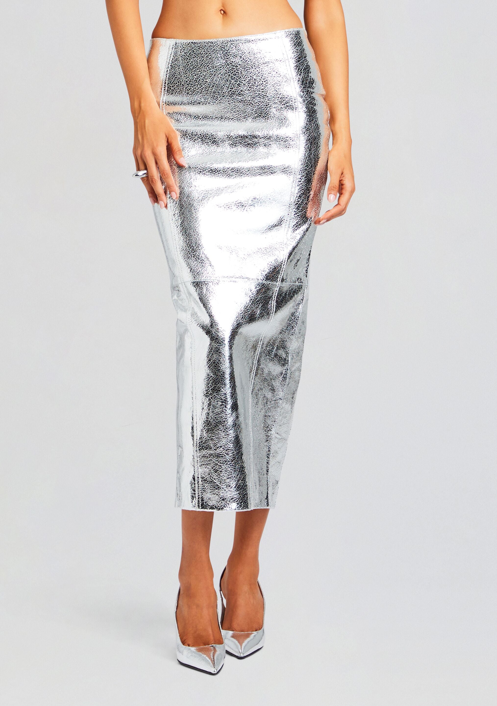 Liza Leather Skirt-Stylulu