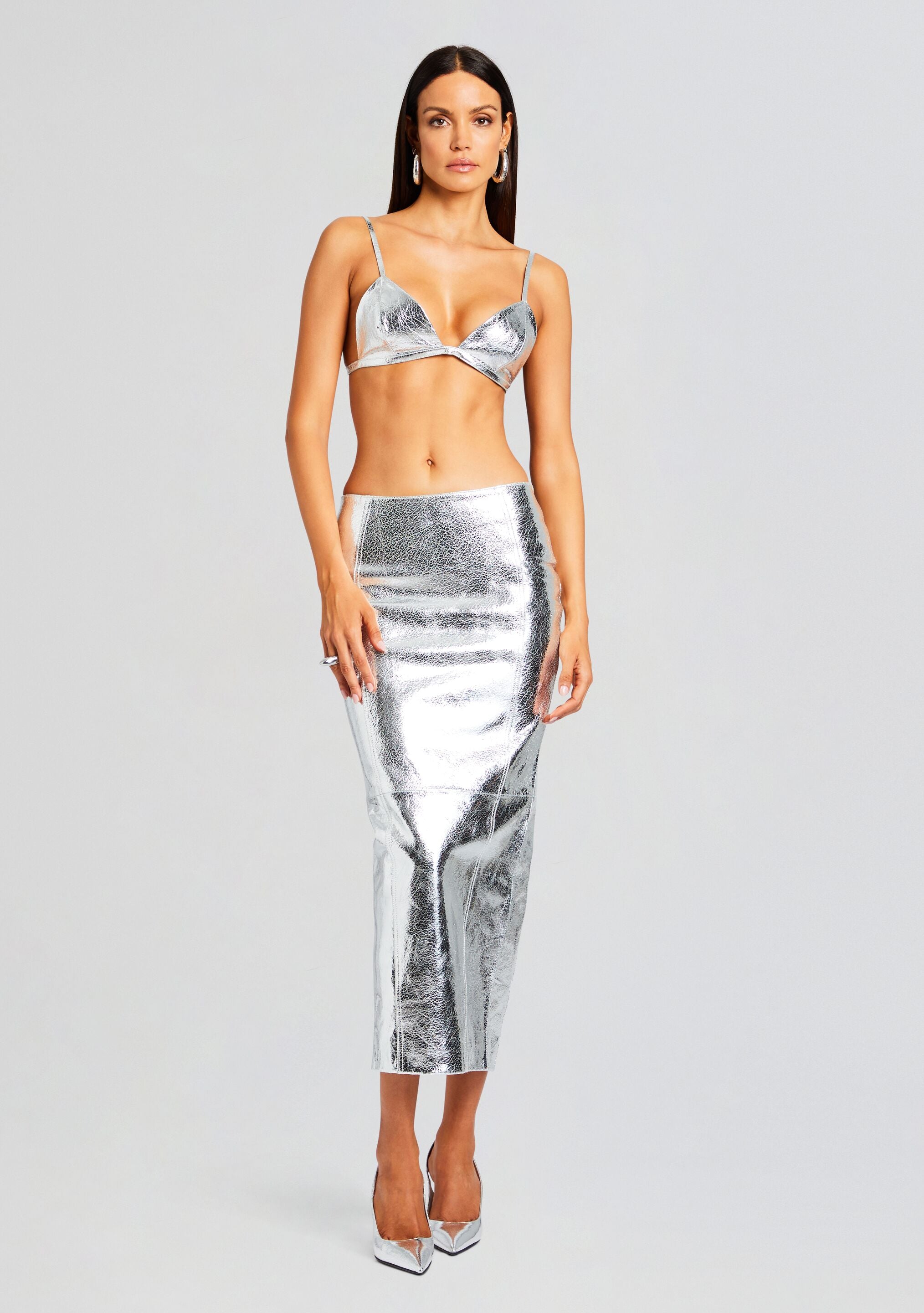 Liza Leather Skirt-Stylulu