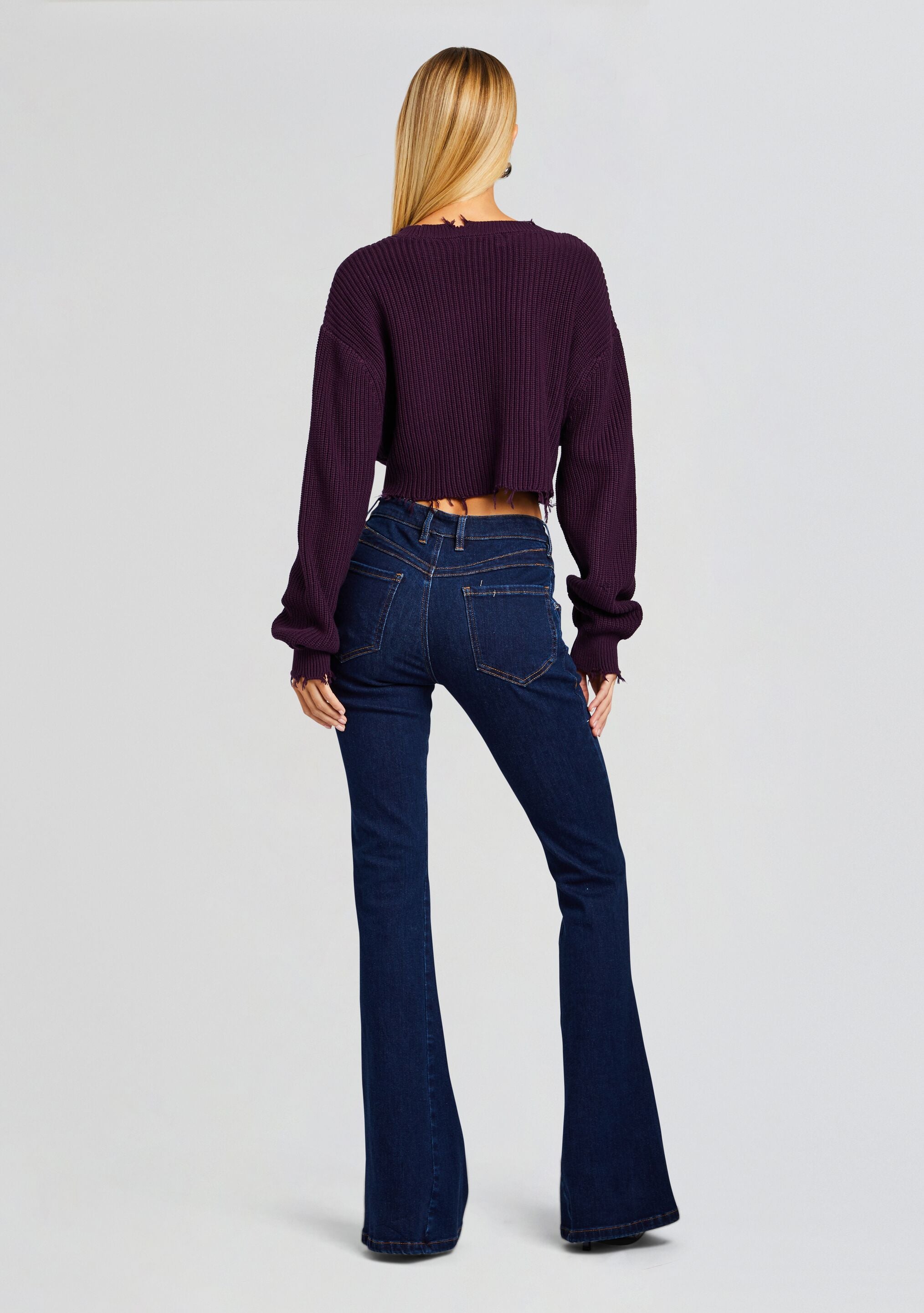 Mid Cropped Devin Sweater-Stylulu
