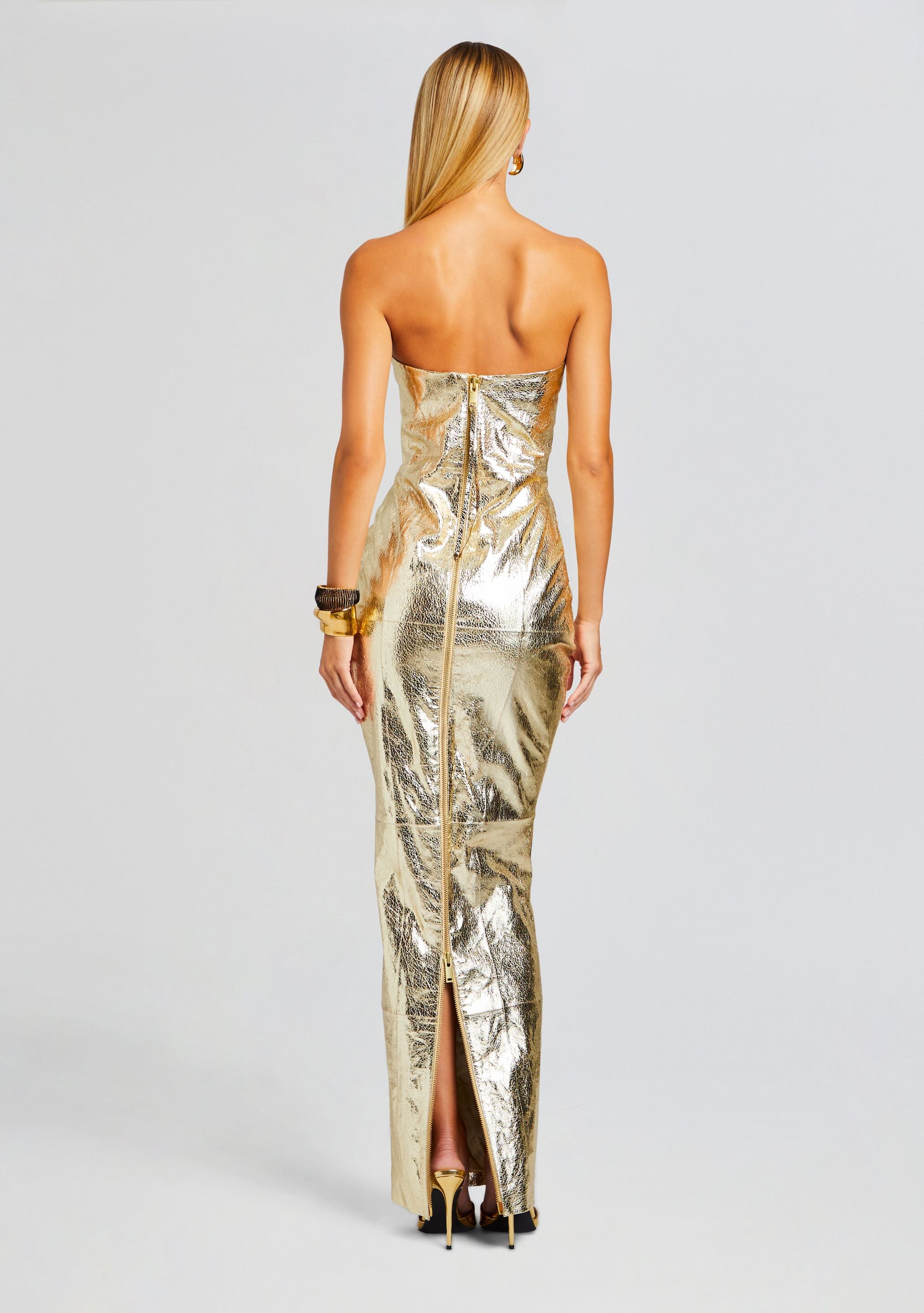 Lavonne Leather Dress-Stylulu