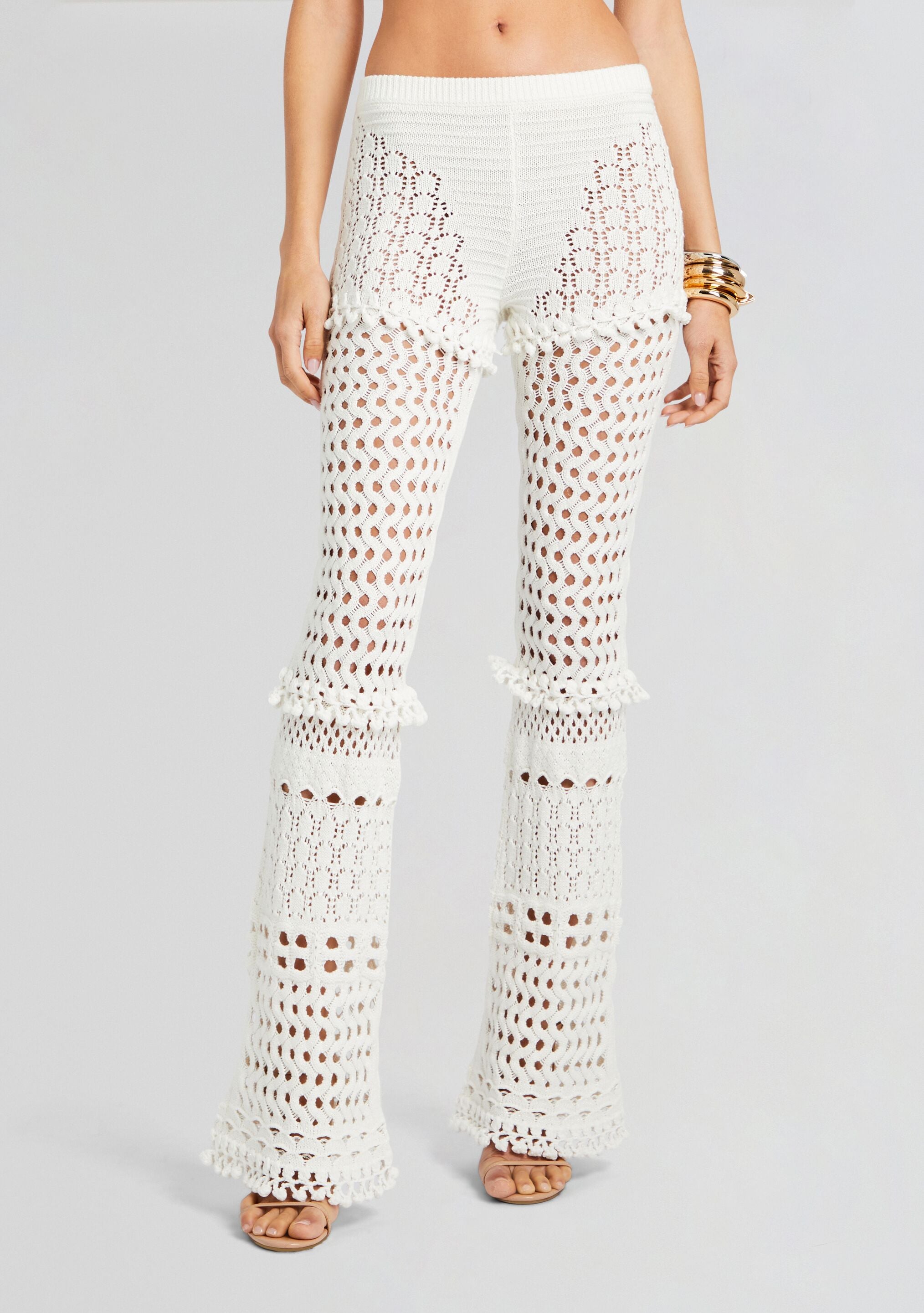 Kyla Knit Crochet Pant-Stylulu