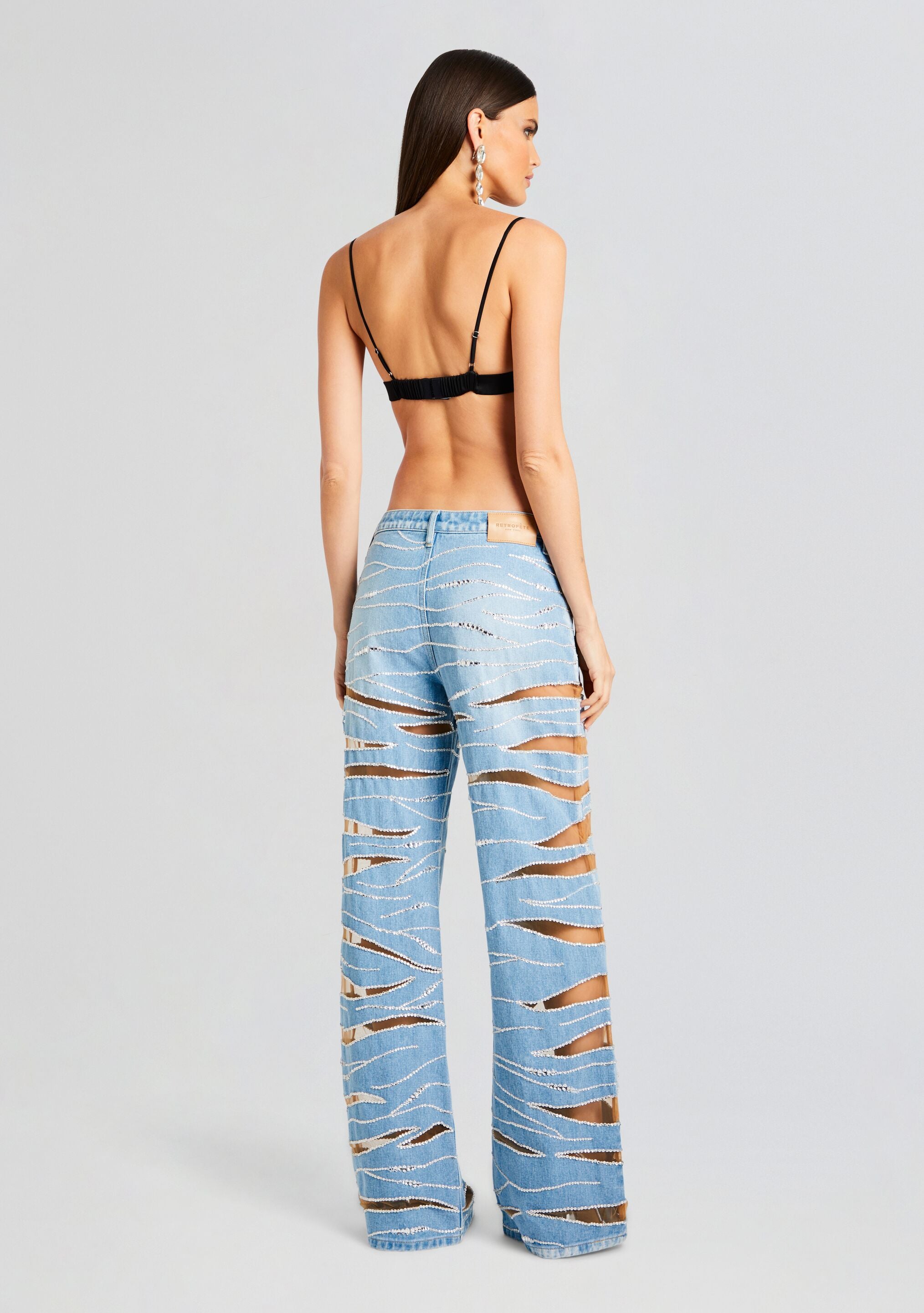 Renzo Embellished Denim Jean-Stylulu