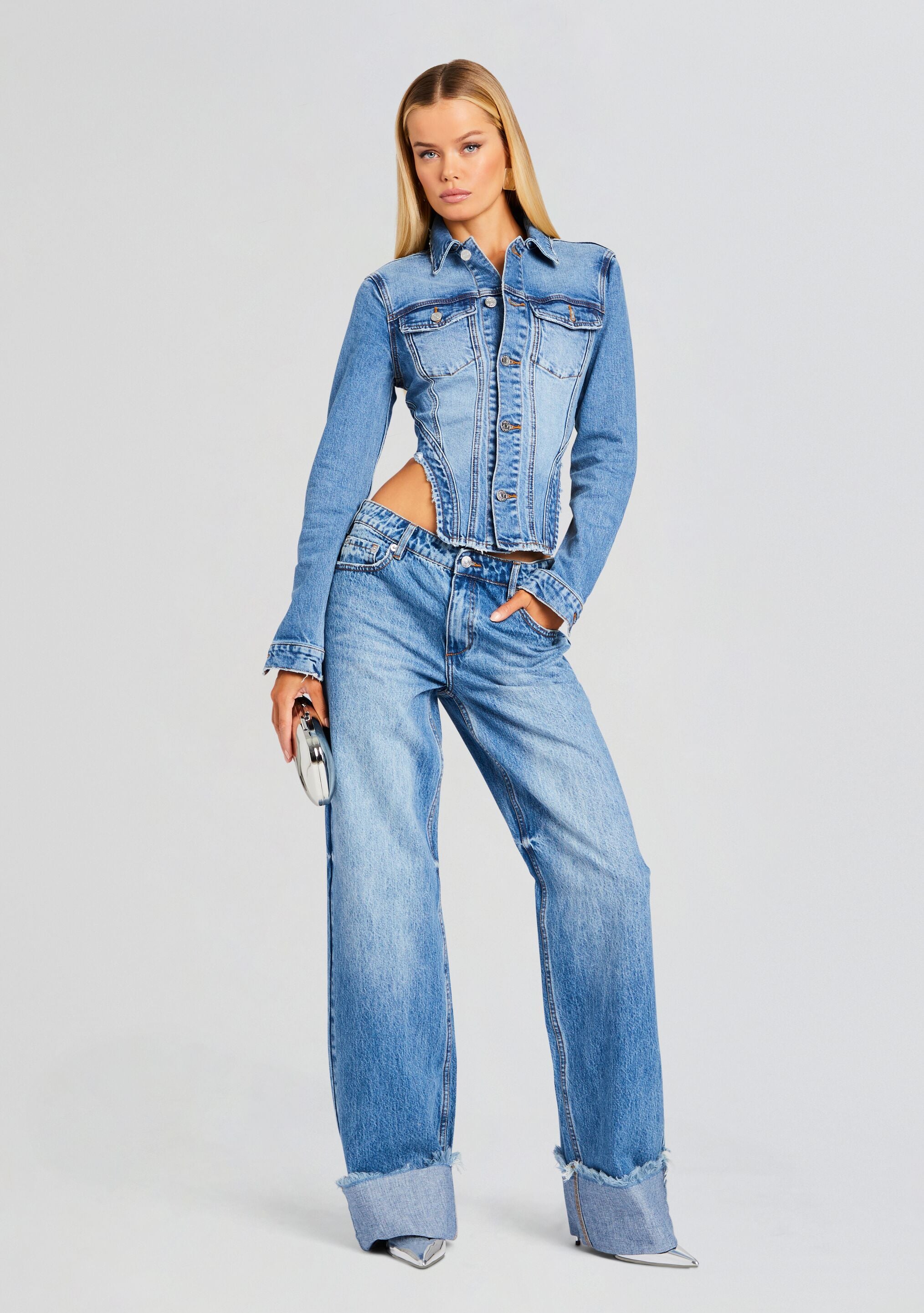 Carolina Denim Jacket-Stylulu