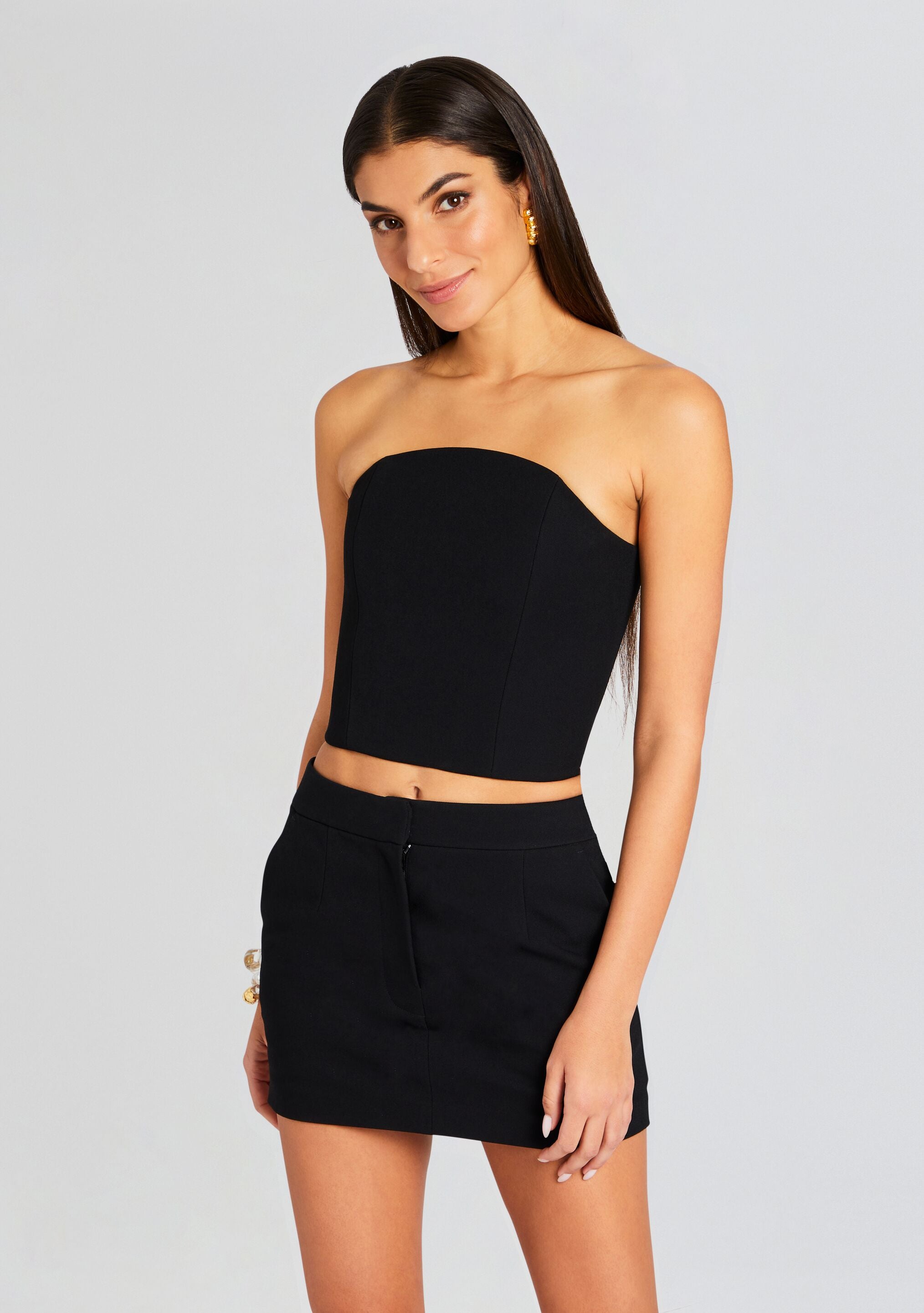 Margot Mini Lined Skirt-Stylulu