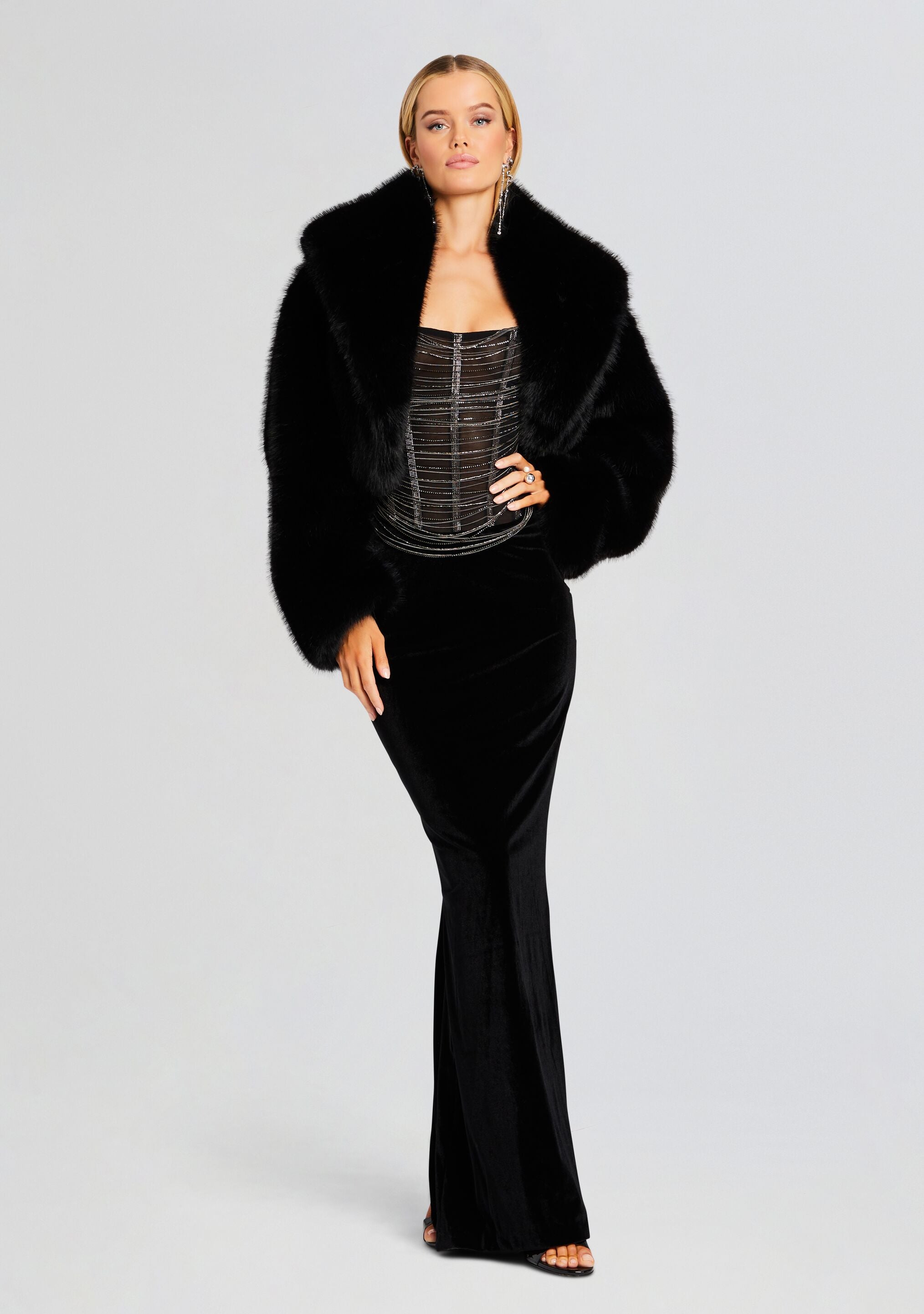 Mariah Embellished Dress-Stylulu