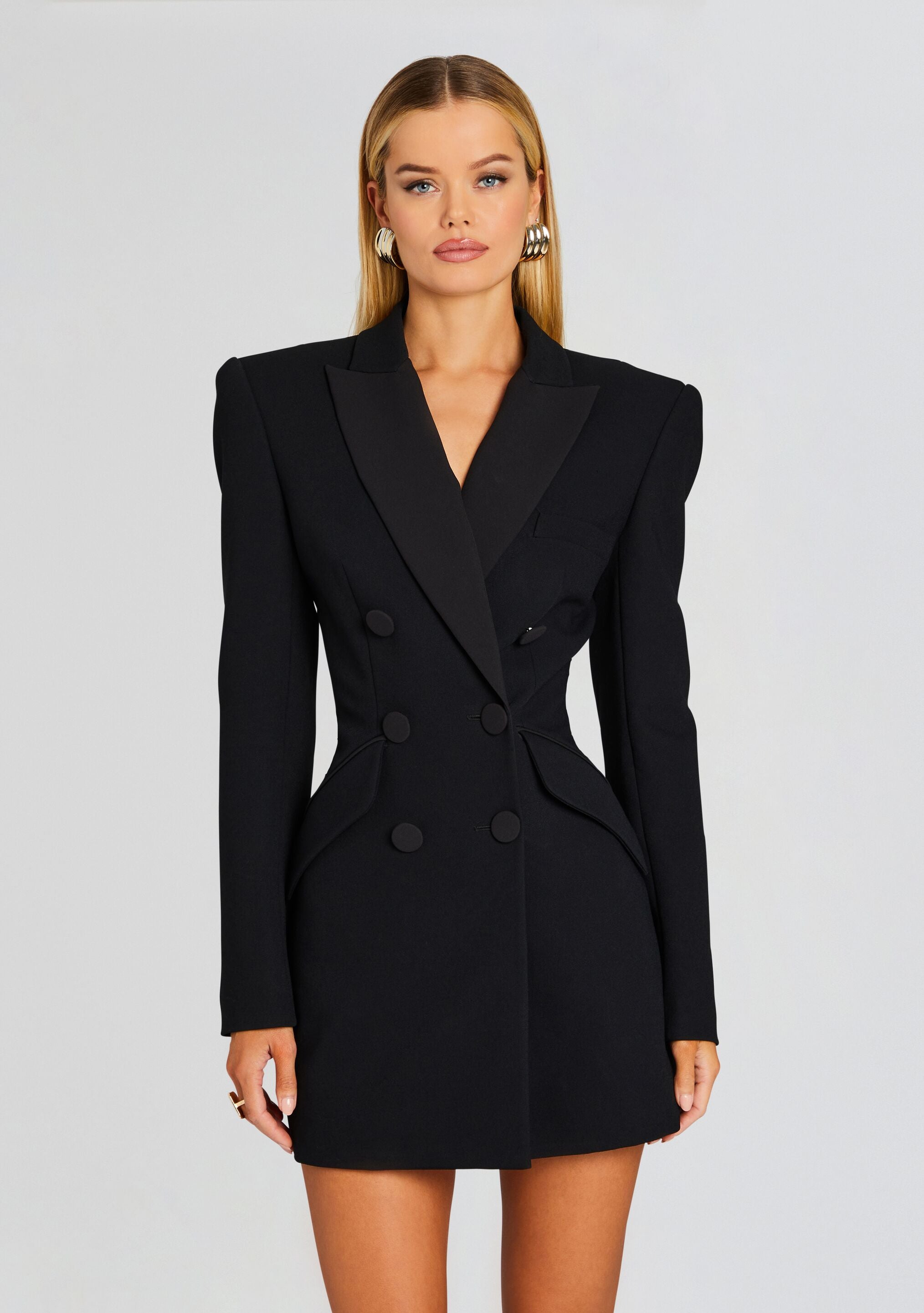 Amberly Blazer Dress-Stylulu