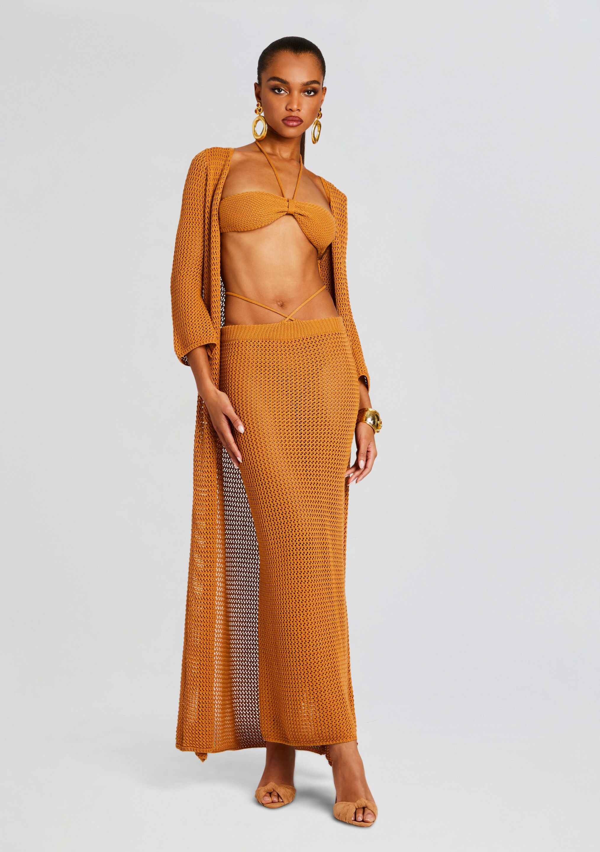 Aria Knitted Skirt-Stylulu