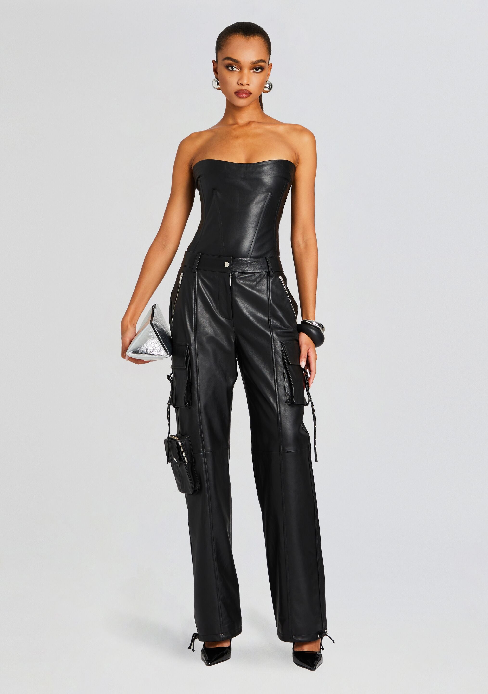 Honey Leather Pant-Stylulu