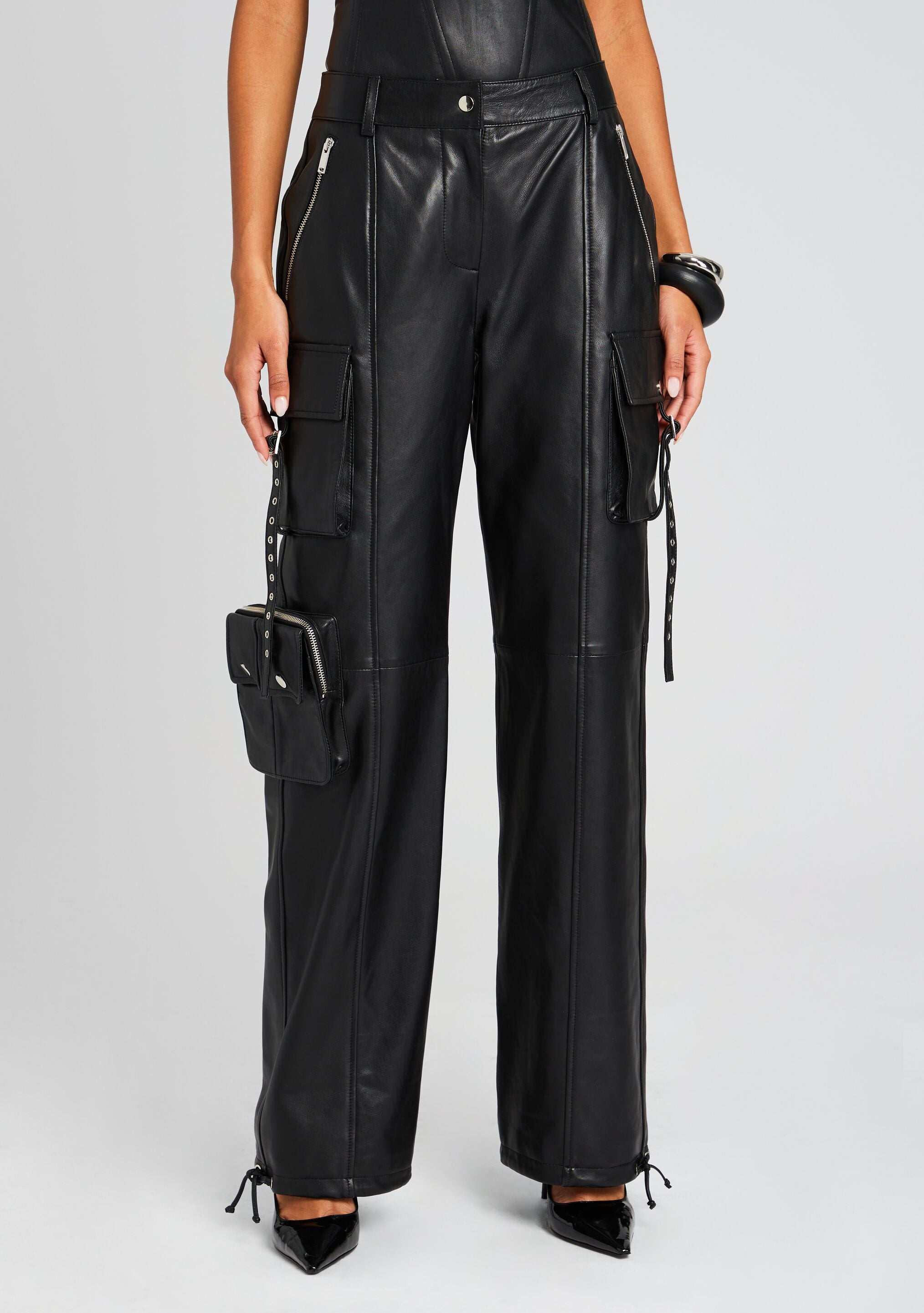Honey Leather Pant-Stylulu