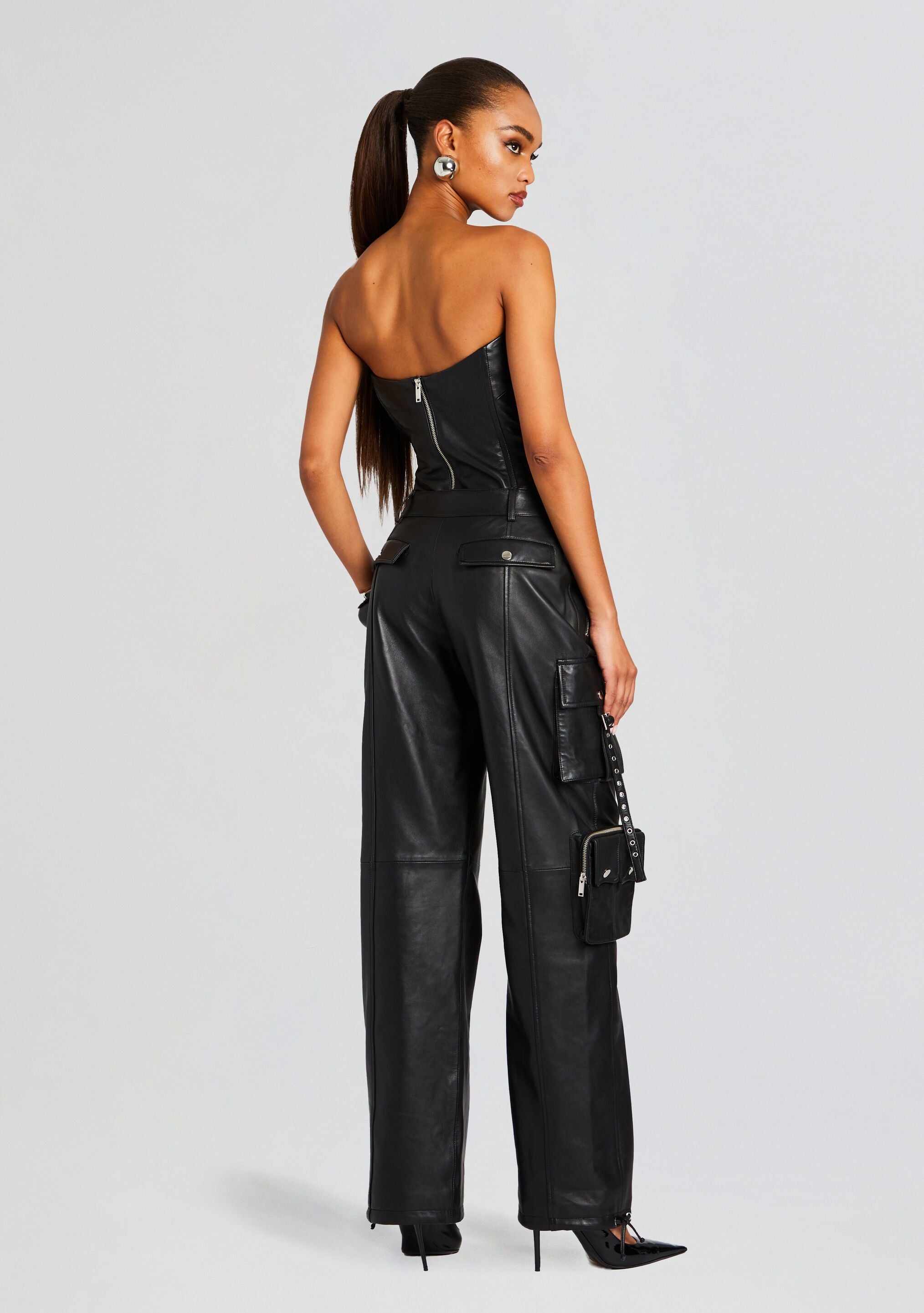 Honey Leather Pant-Stylulu