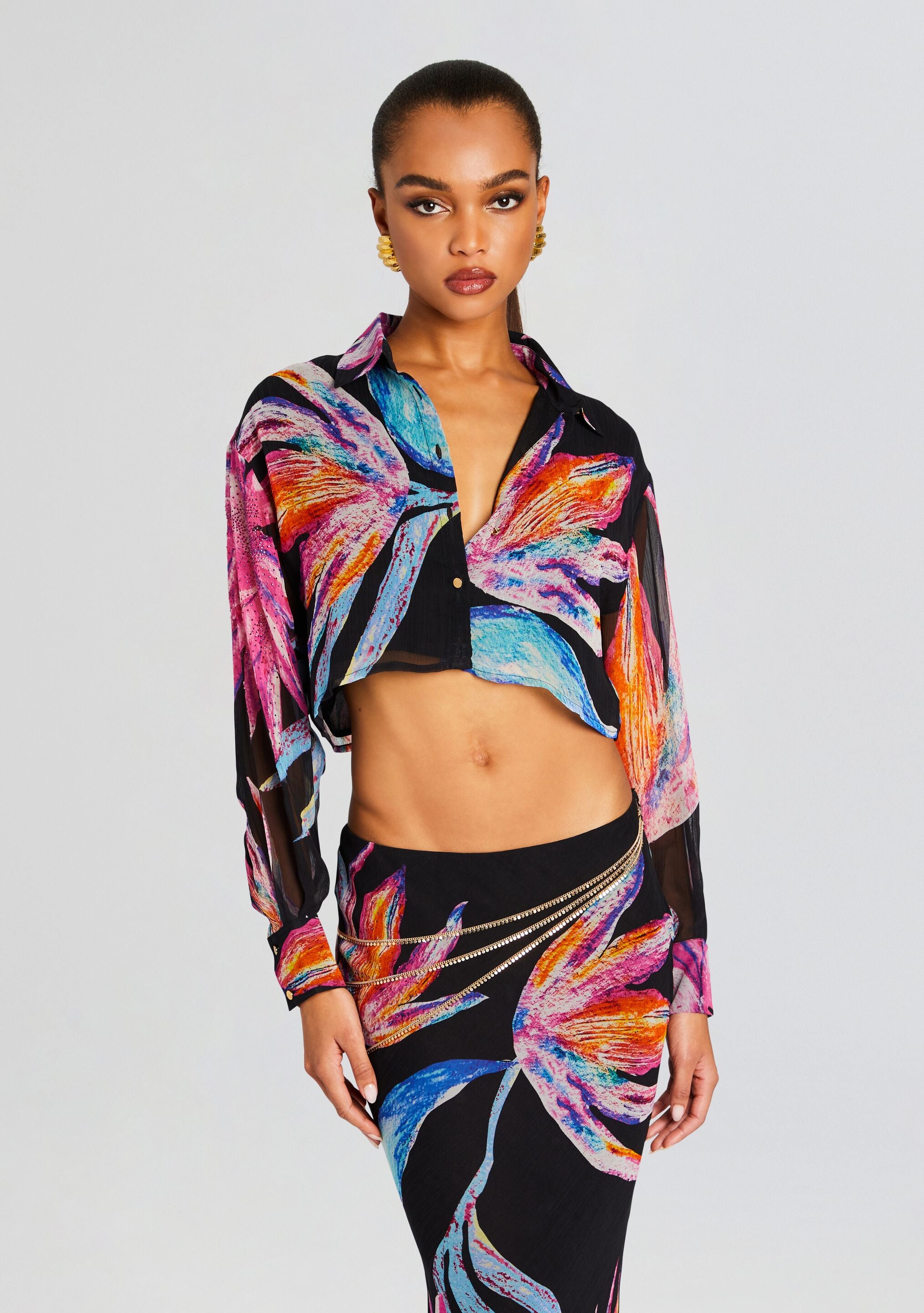 Margo Crop Shirt-Stylulu