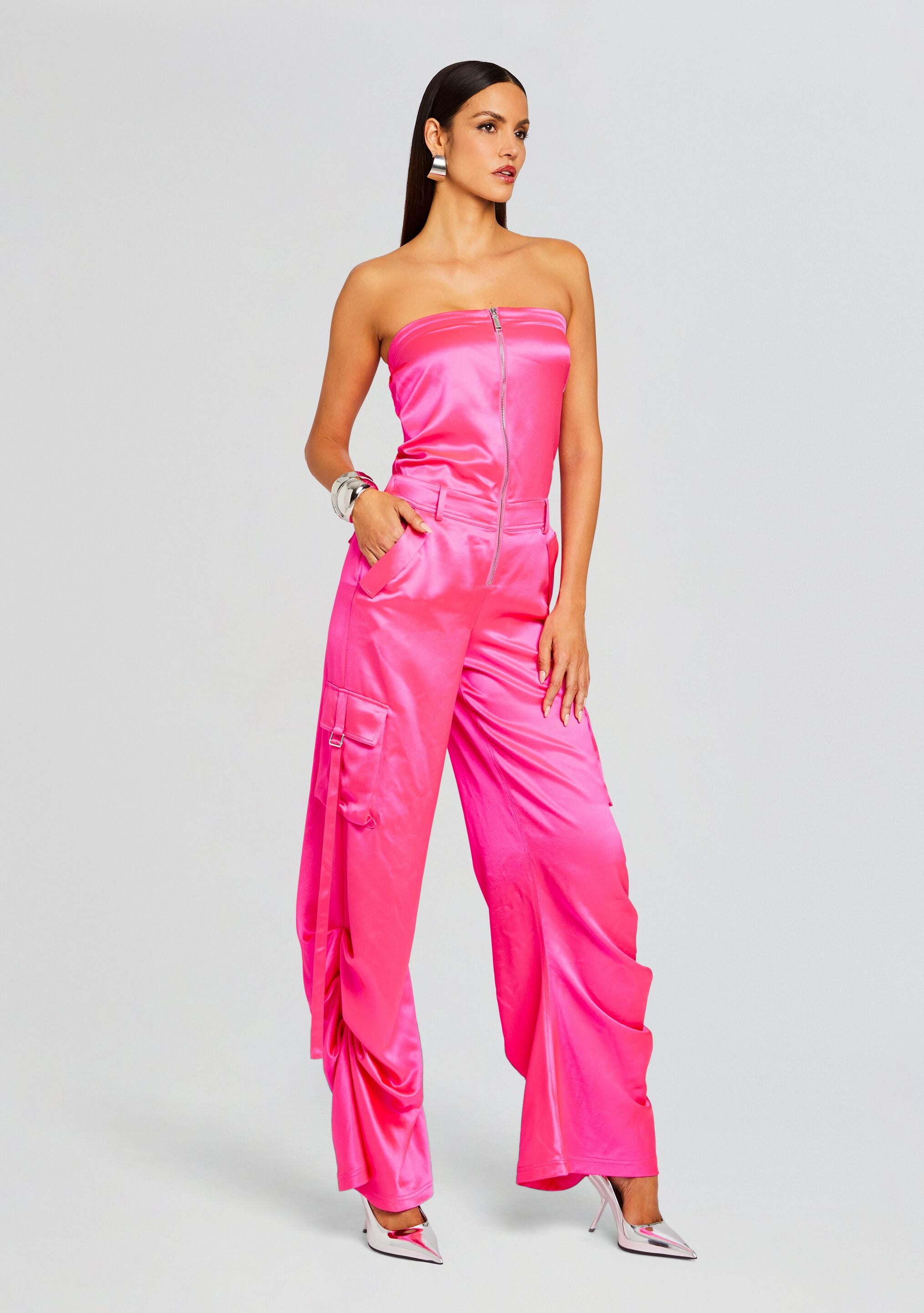 Estrella Cargo Jumpsuit-Stylulu