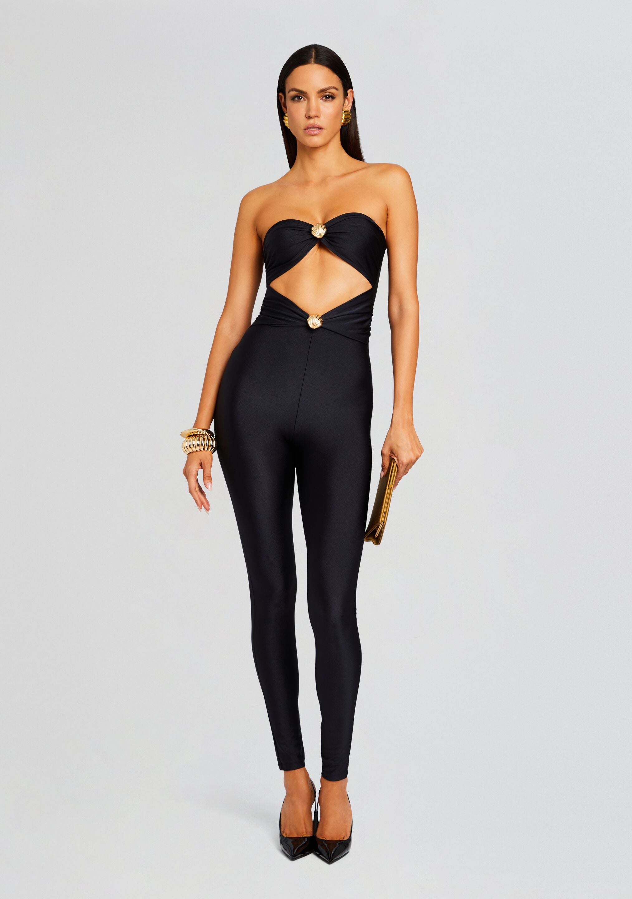 Fluer Lycra Jumpsuit-Stylulu