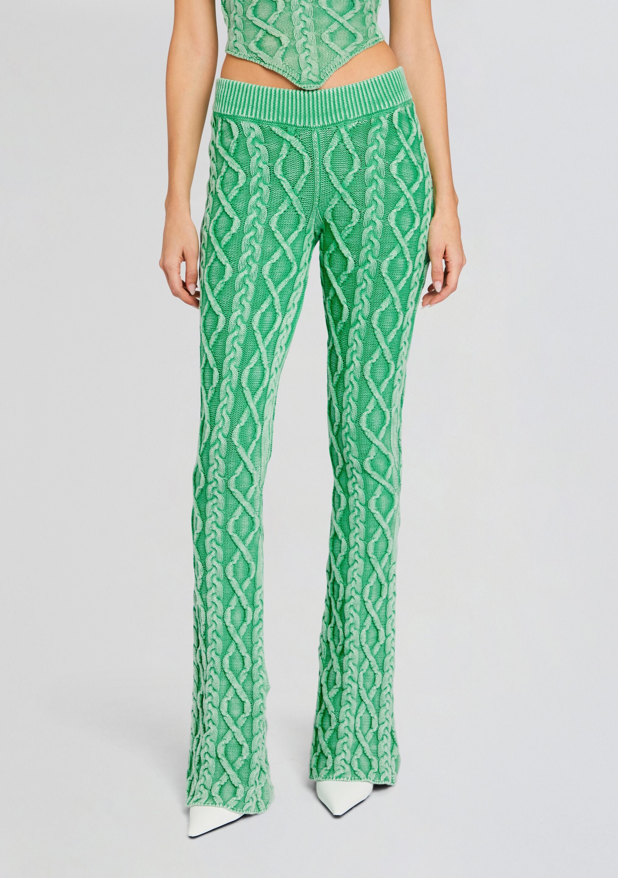 Kitt Cable Knit Pant-Stylulu