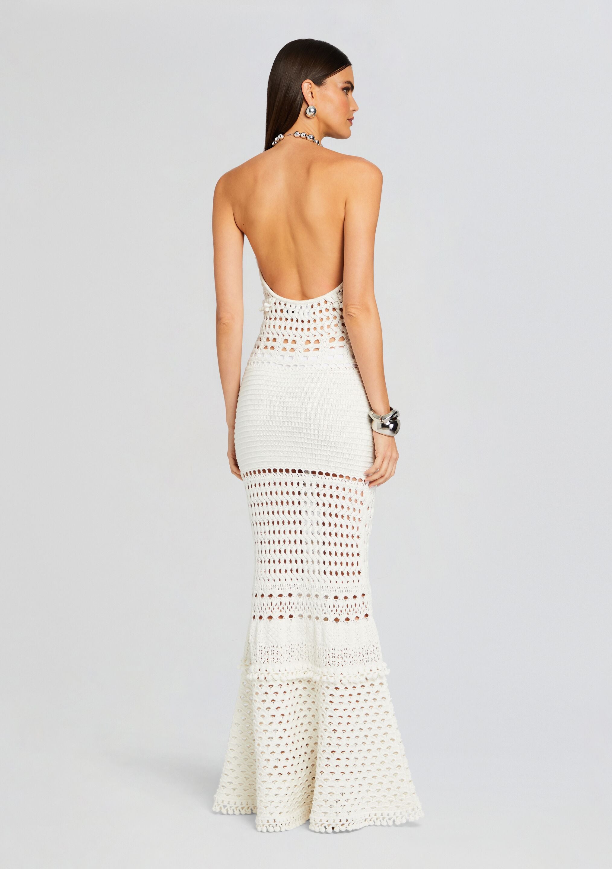 Mesa Knit Crochet Dress-Stylulu