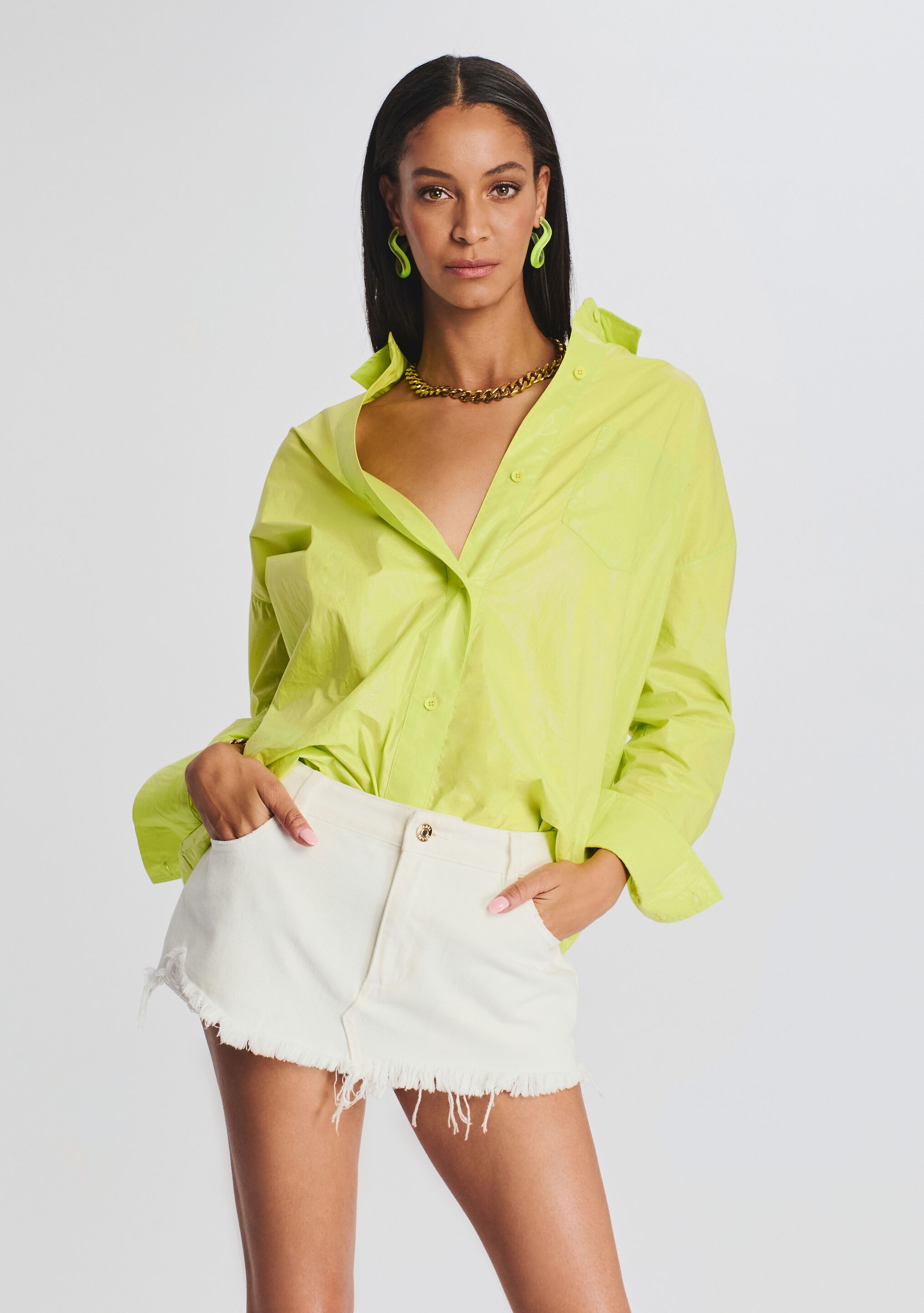 Addy Shirt Dress-Stylulu