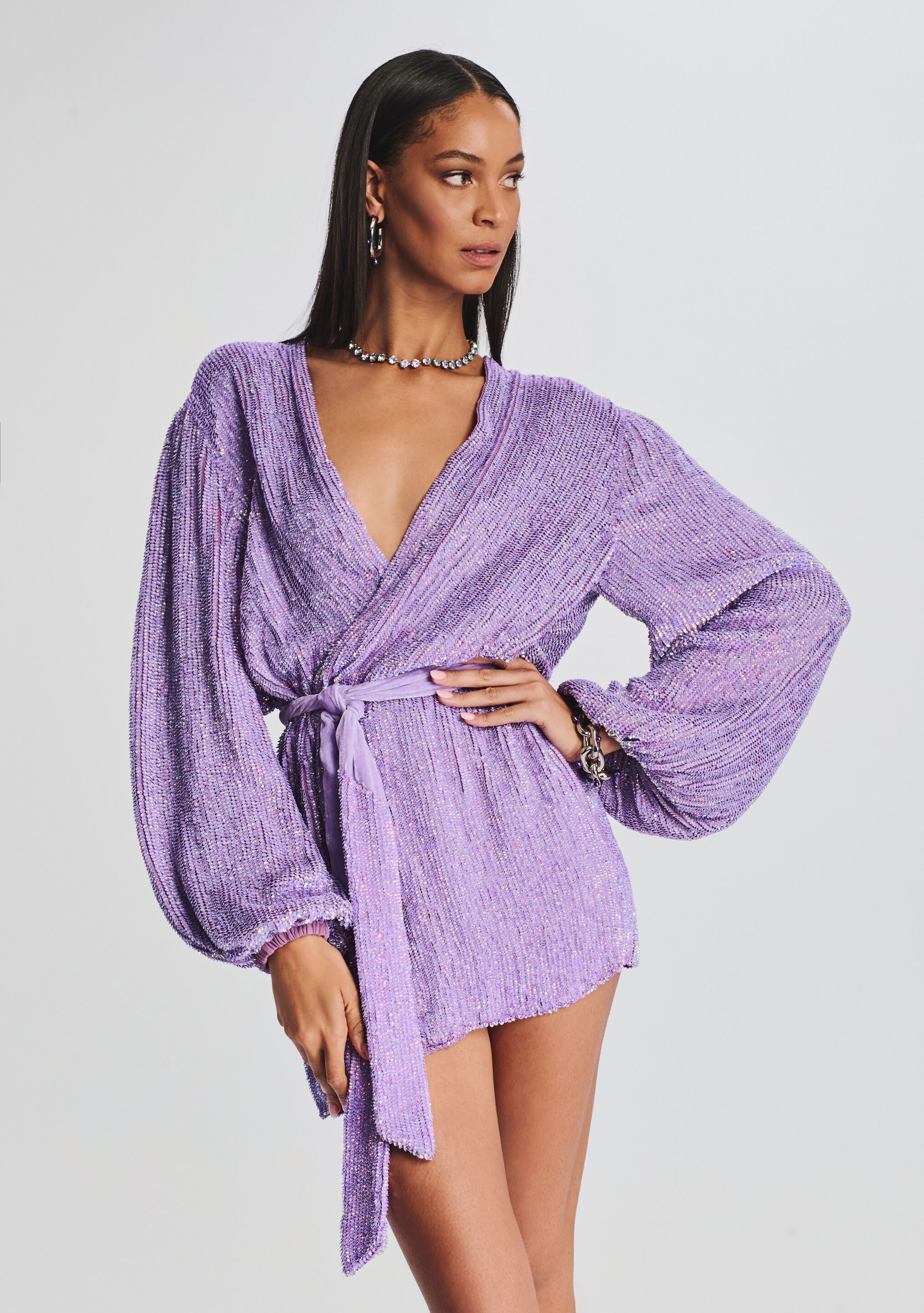 Gabrielle Sequin Robe-Stylulu