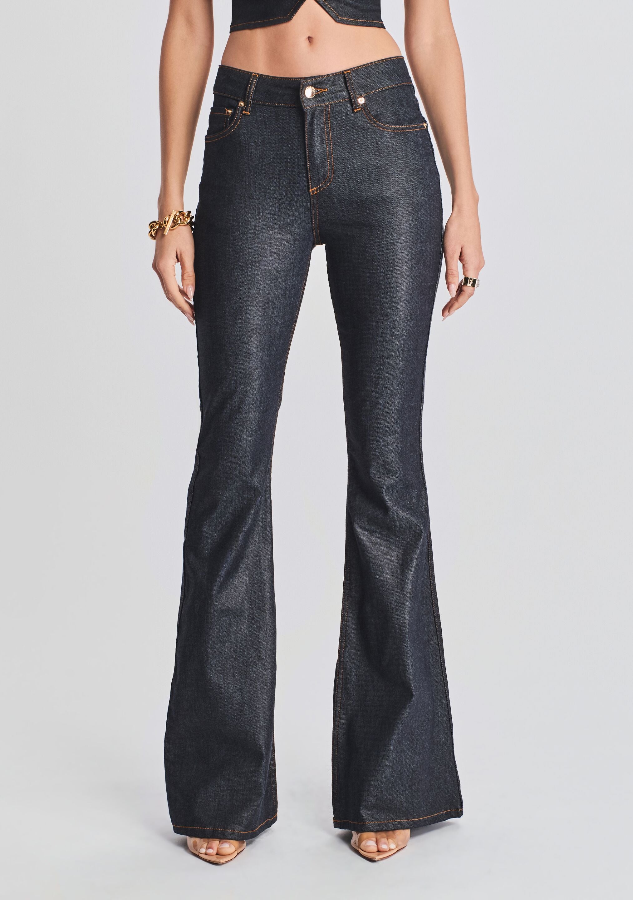 Moore Mid Rise Flare Jean-Stylulu