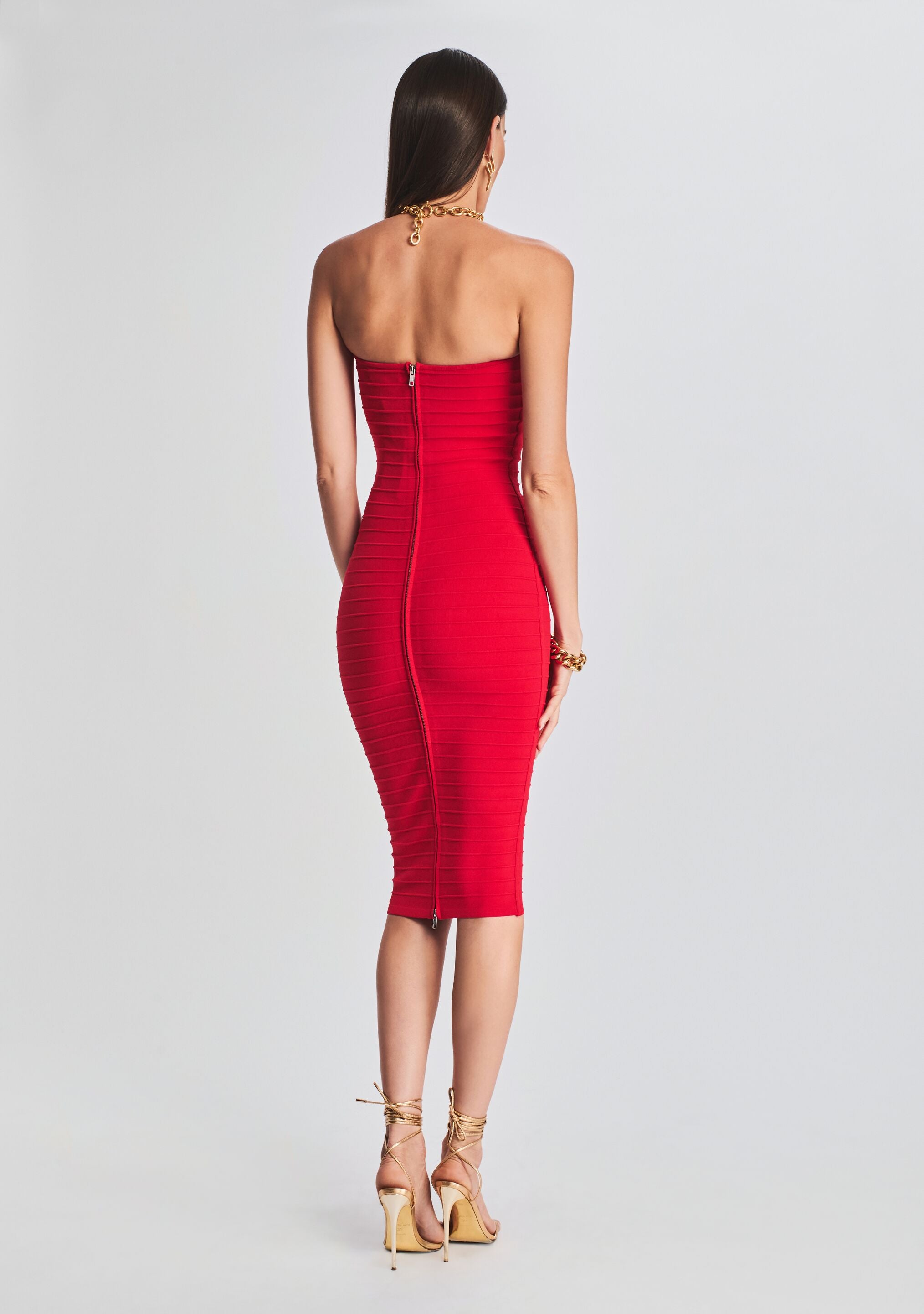 Khandie Bandage Knit Dress-Stylulu