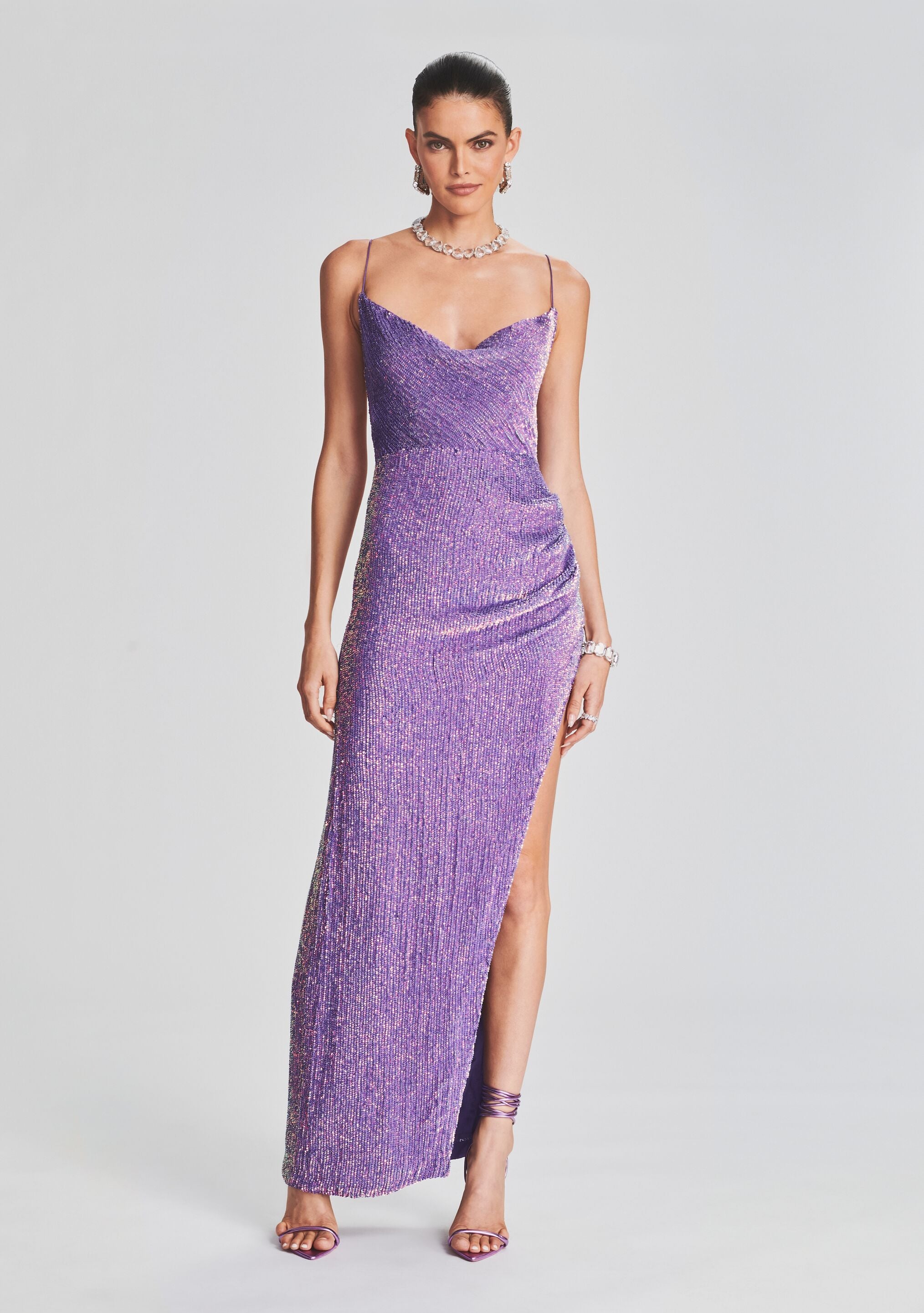 Katya Sequin Dress-Stylulu