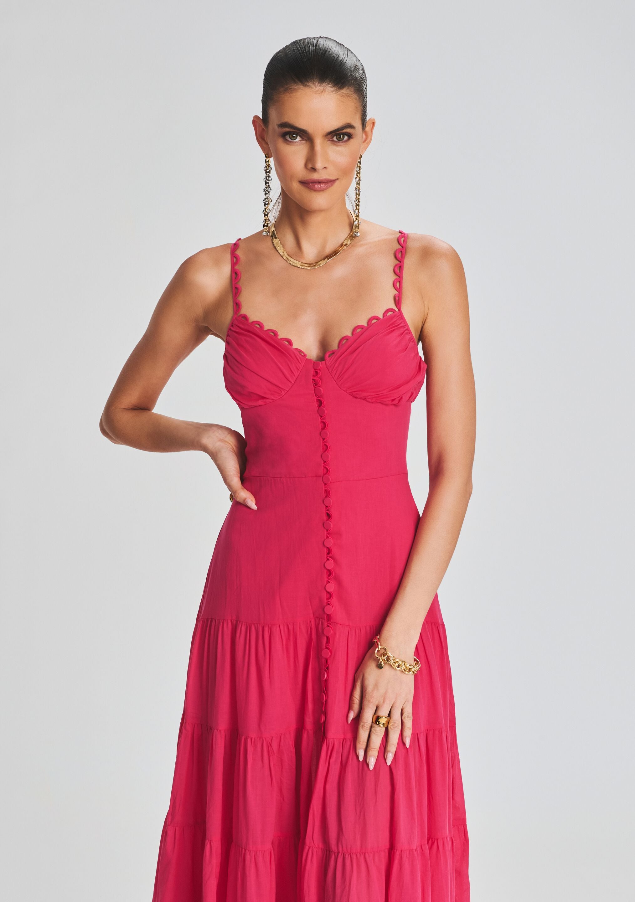 Melia Long Dress-Stylulu