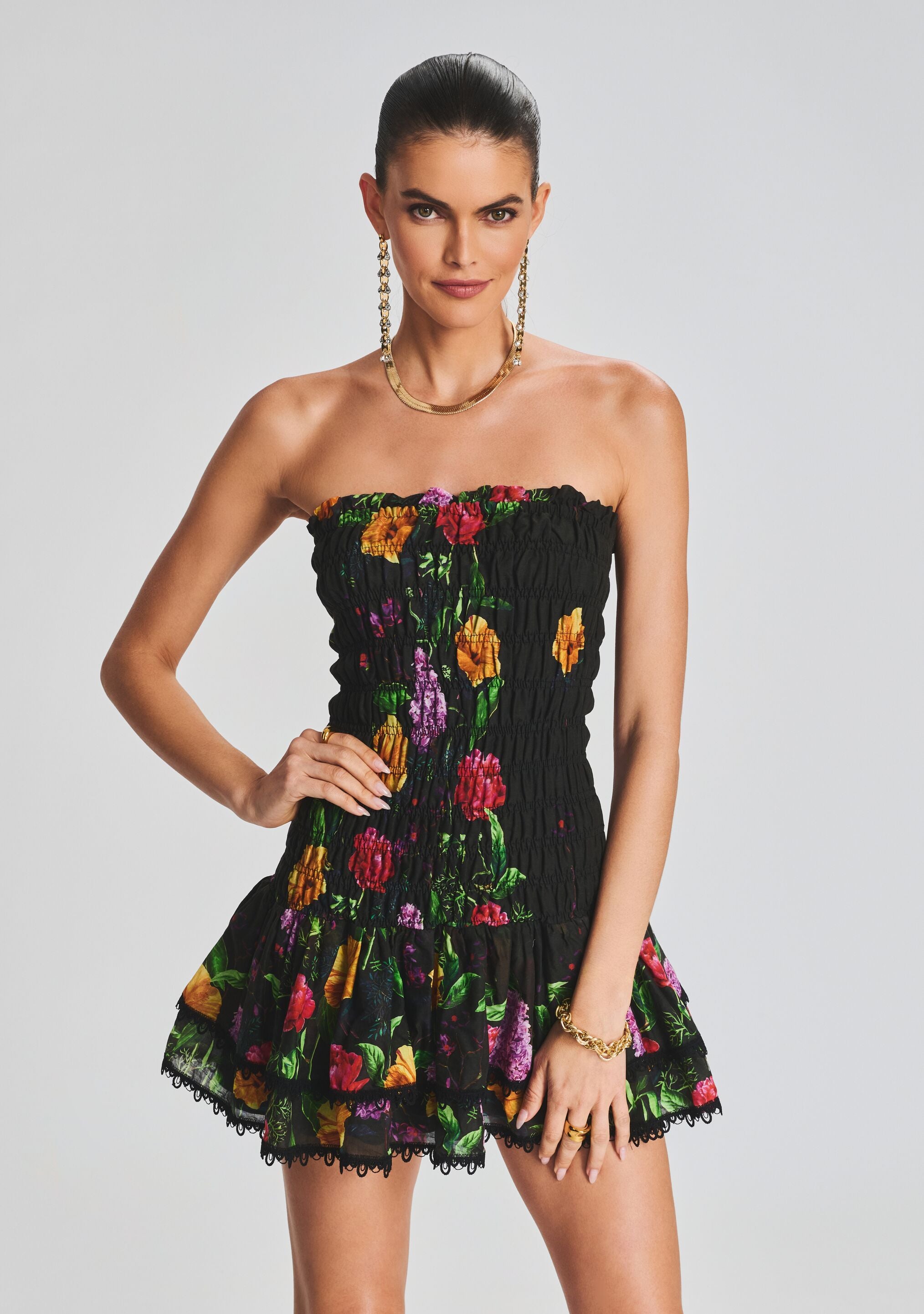 Cusia Short Dress-Stylulu