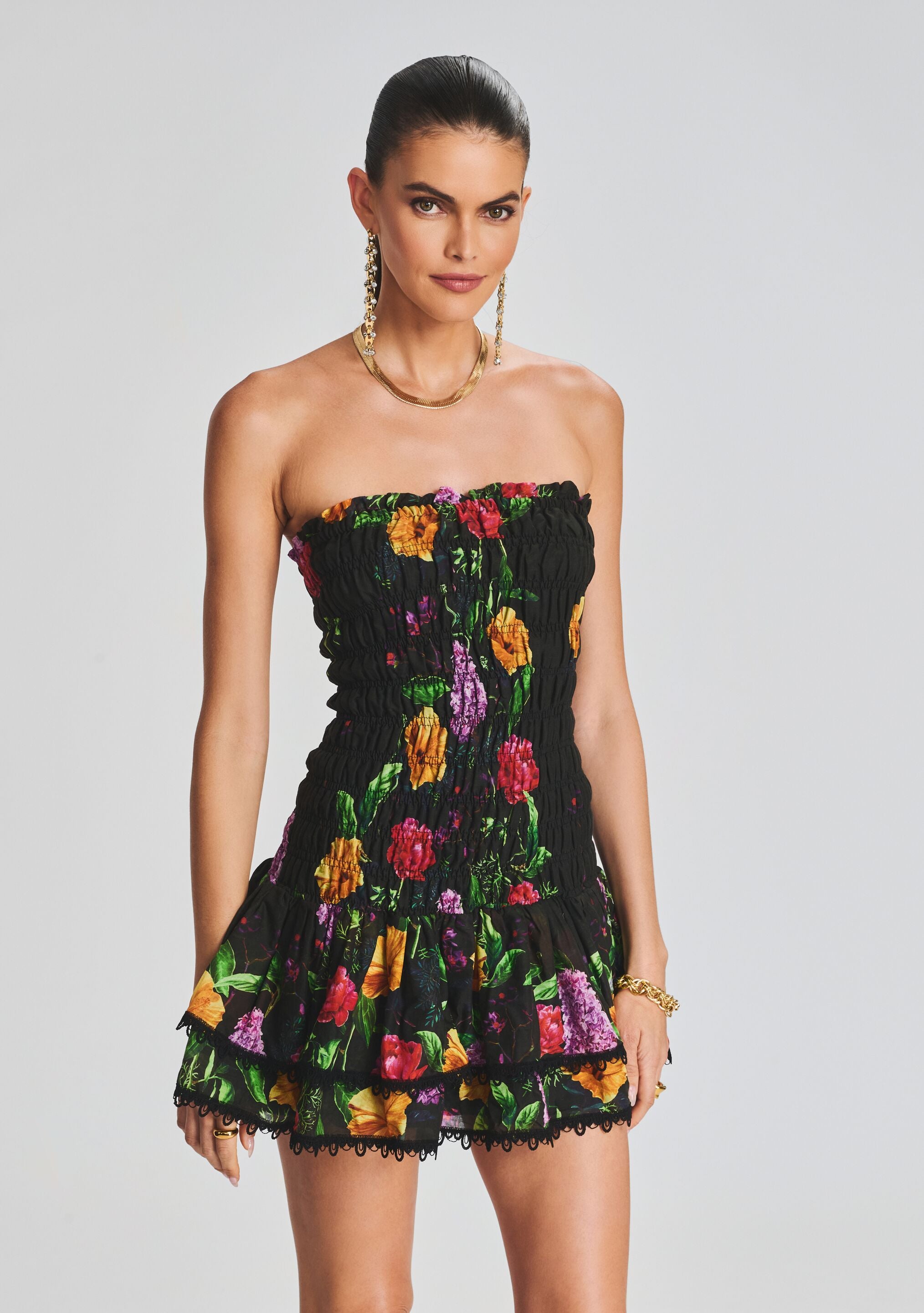 Cusia Short Dress-Stylulu