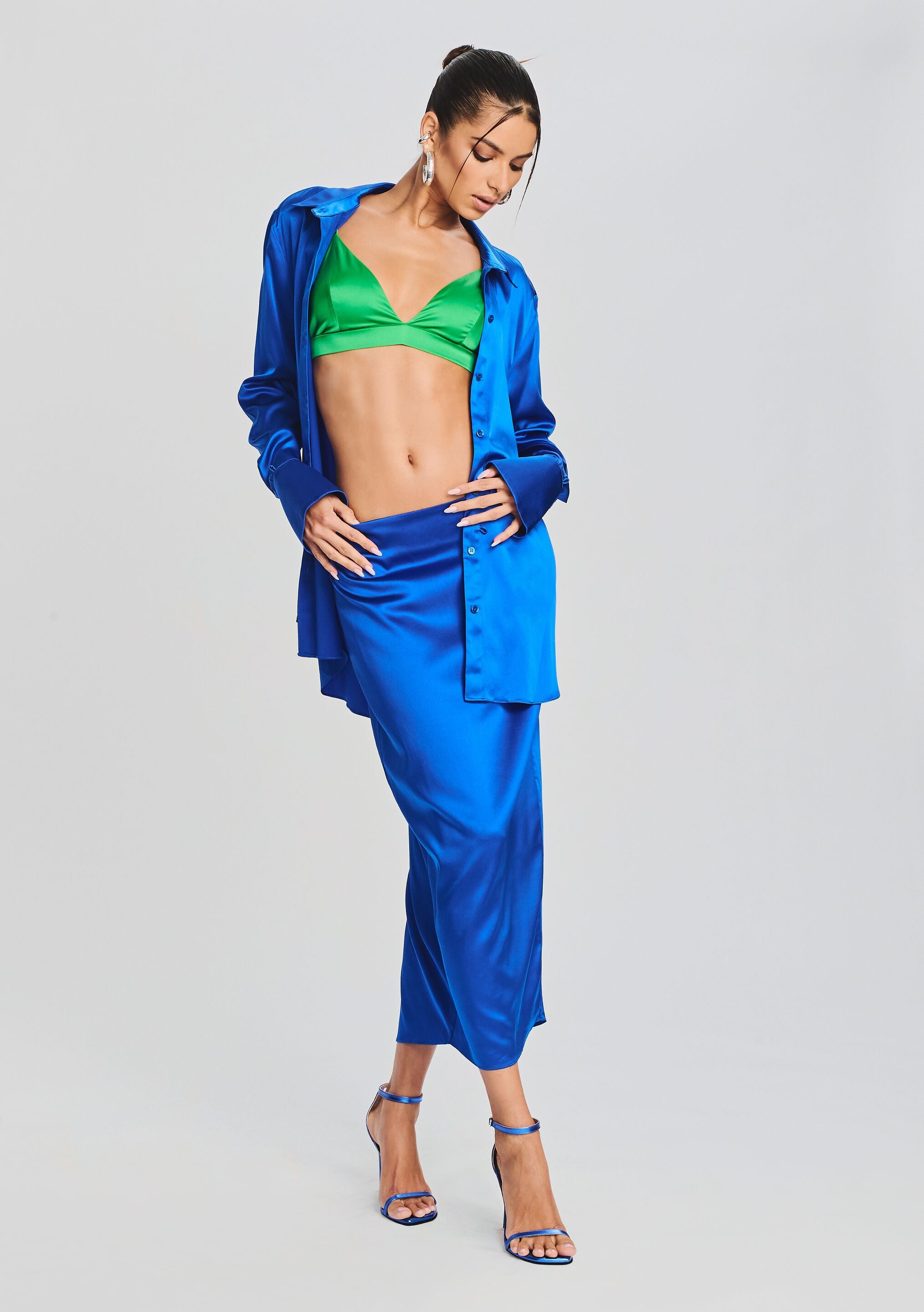 Karry Silk Shirt-Stylulu